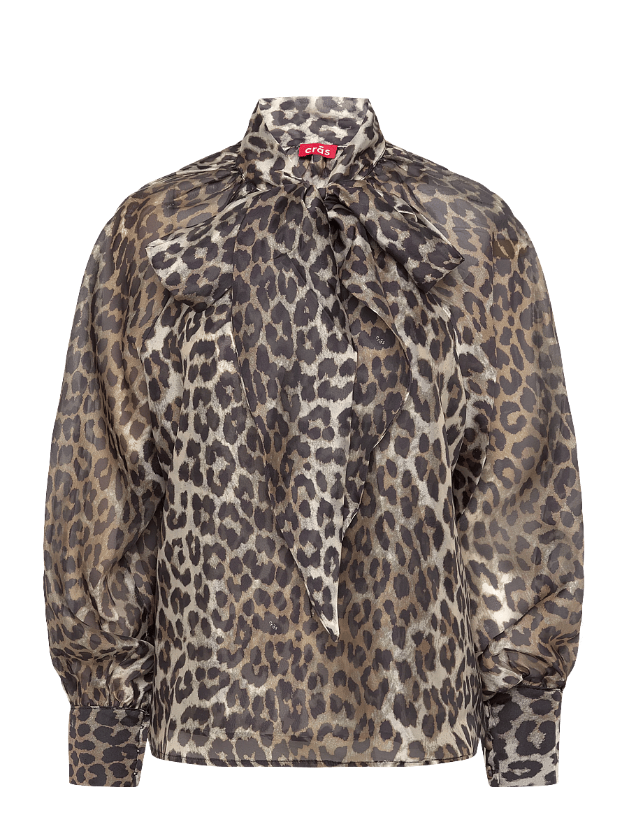 crās - Jackiecras Blouse - langærmede bluser - urban leo - 0