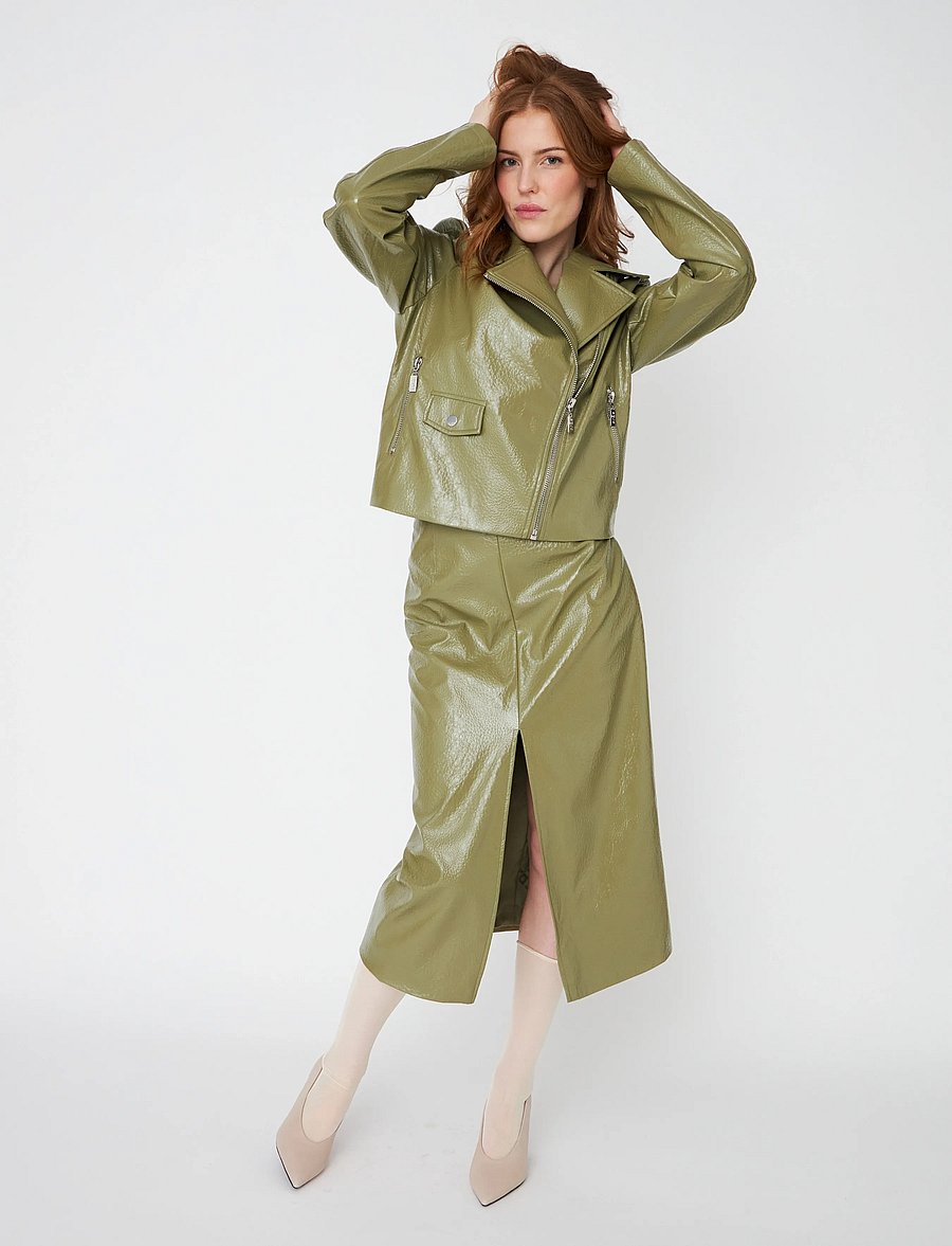 crās - Lunacras Skirt - midi-röcke - sage - 5