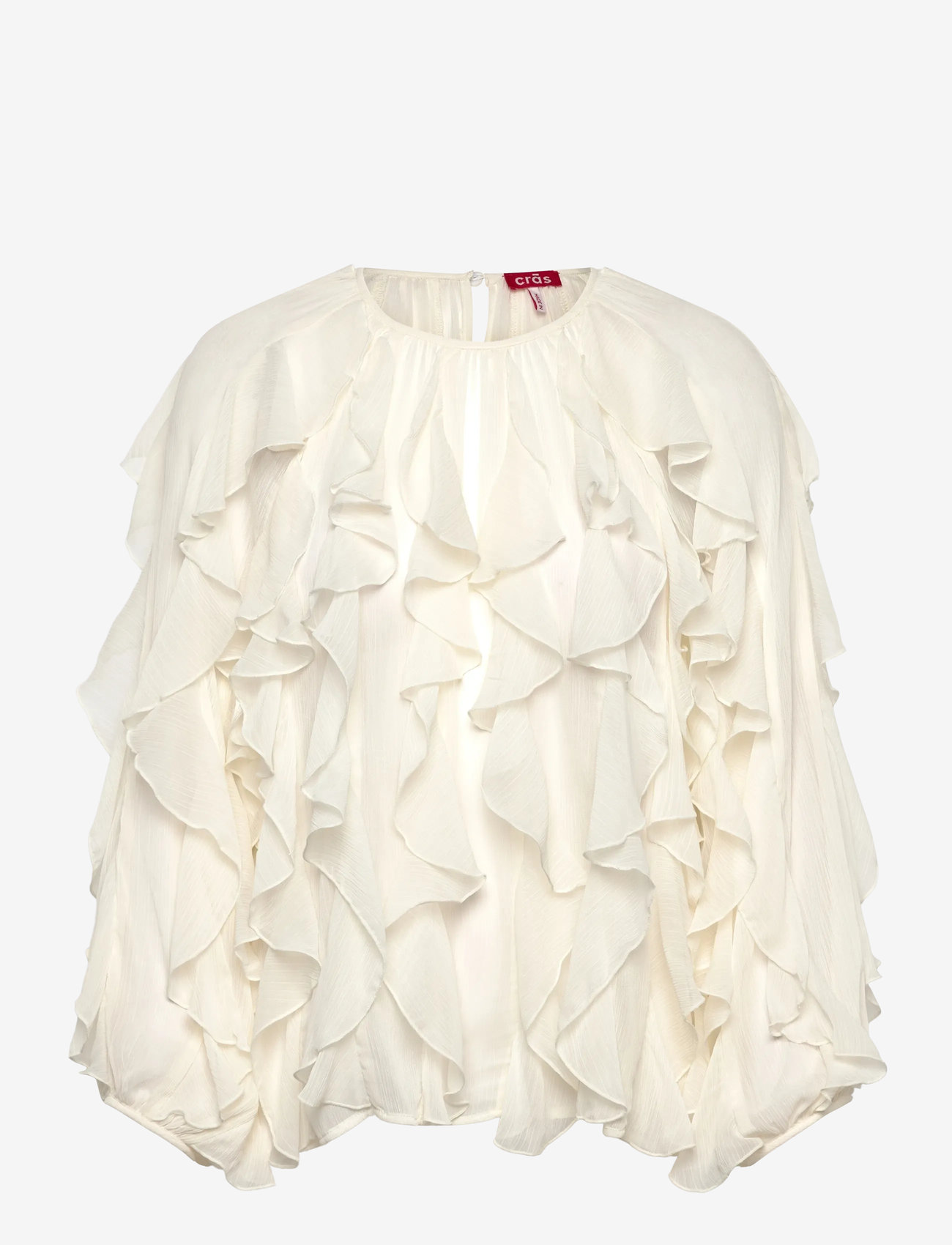 crās - Ryacras Blouse - långärmade blusar - 1009 ivory - 1