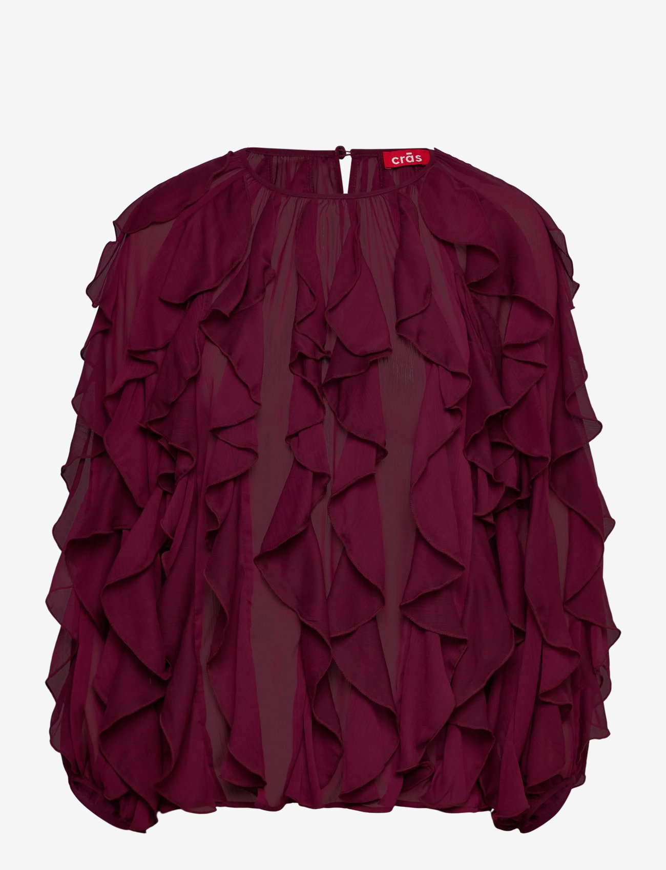 crās - Ryacras Blouse - pikkade varrukatega pluusid - 4030 bordeaux - 0