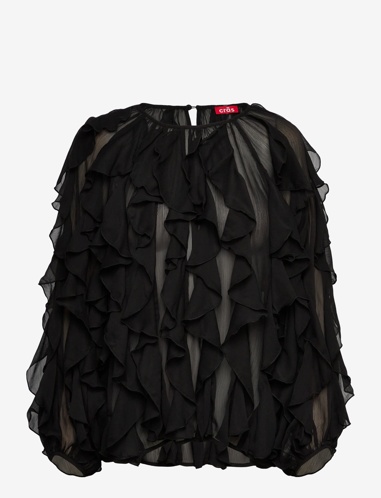 crās - Ryacras Blouse - langærmede bluser - 9999 black - 0