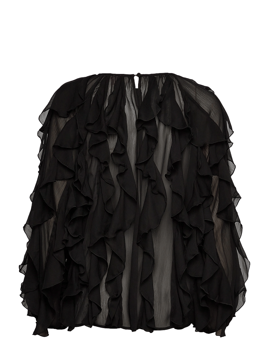 crās - Ryacras Blouse - langärmelige blusen - 9999 black - 1