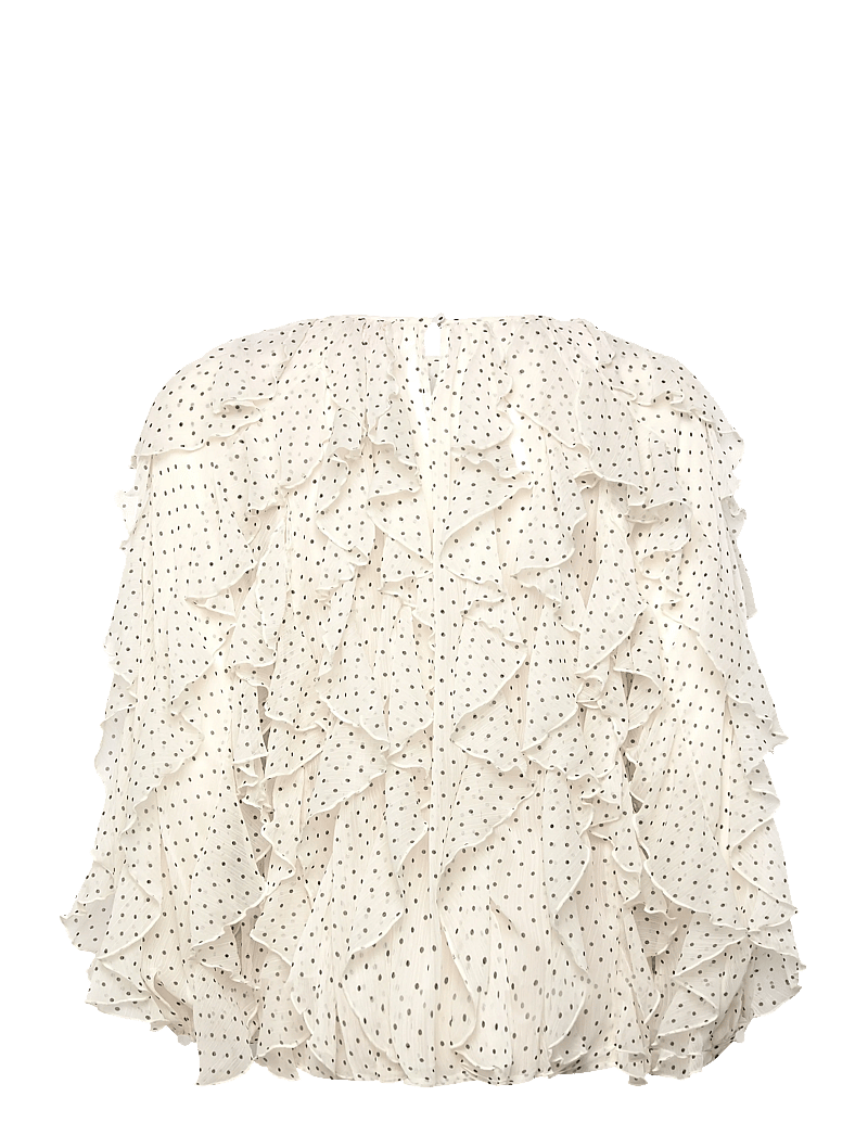 crās - Ryacras Blouse - langärmlige blusen - ivory mini dot - 1