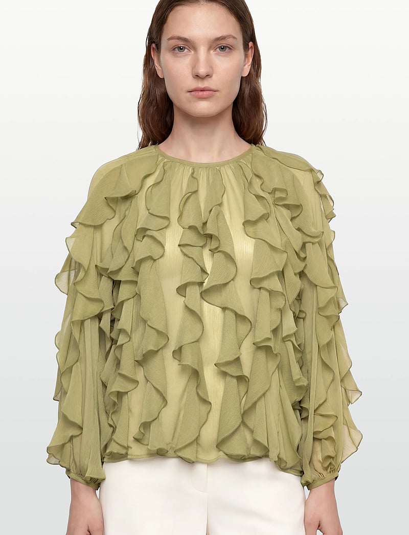 crās - Ryacras Blouse - langärmlige blusen - sage - 3