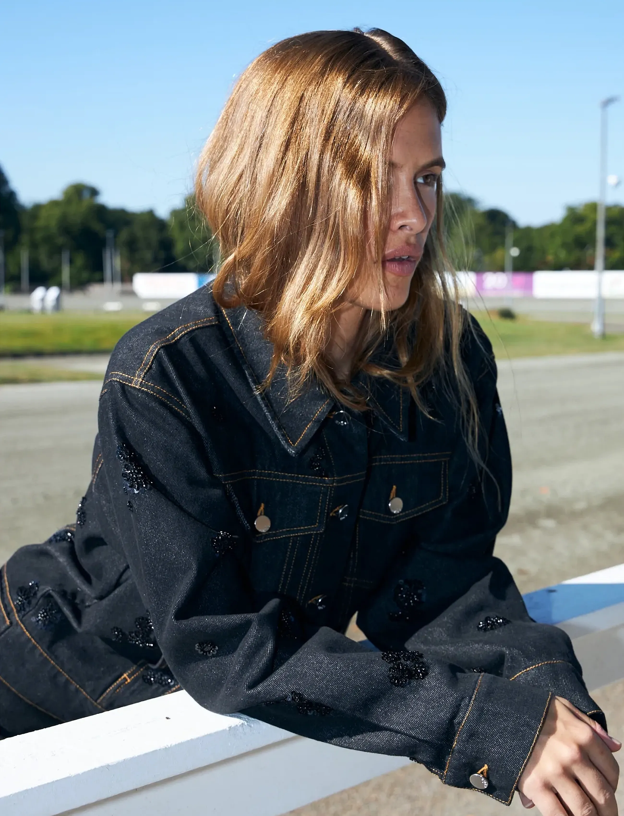 crās - Pearlycras Jacket - overtøj - 9007 faded black - 4