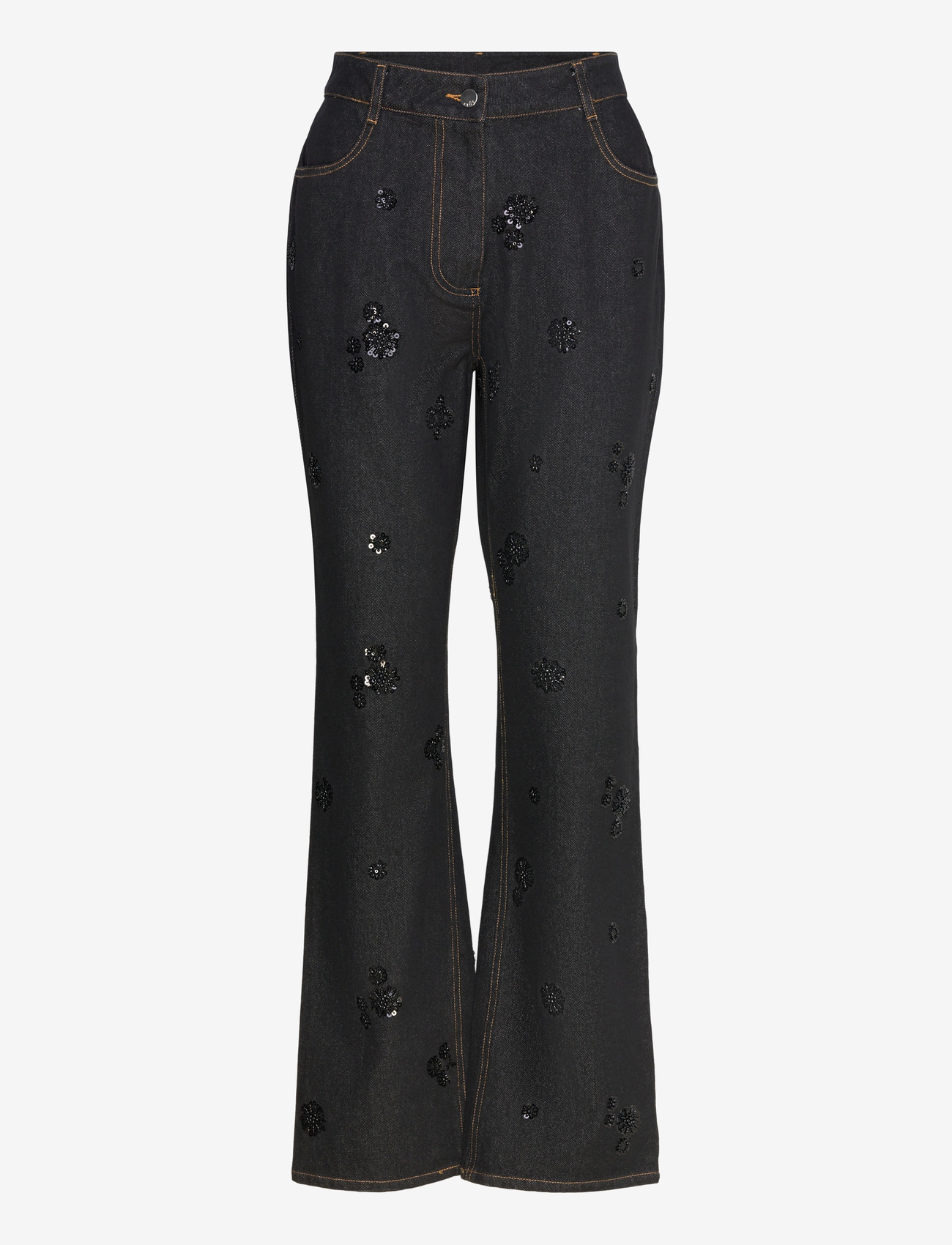 crās - Pearlycras Jeans - alt eriti laia säärega teksad - faded black - 1