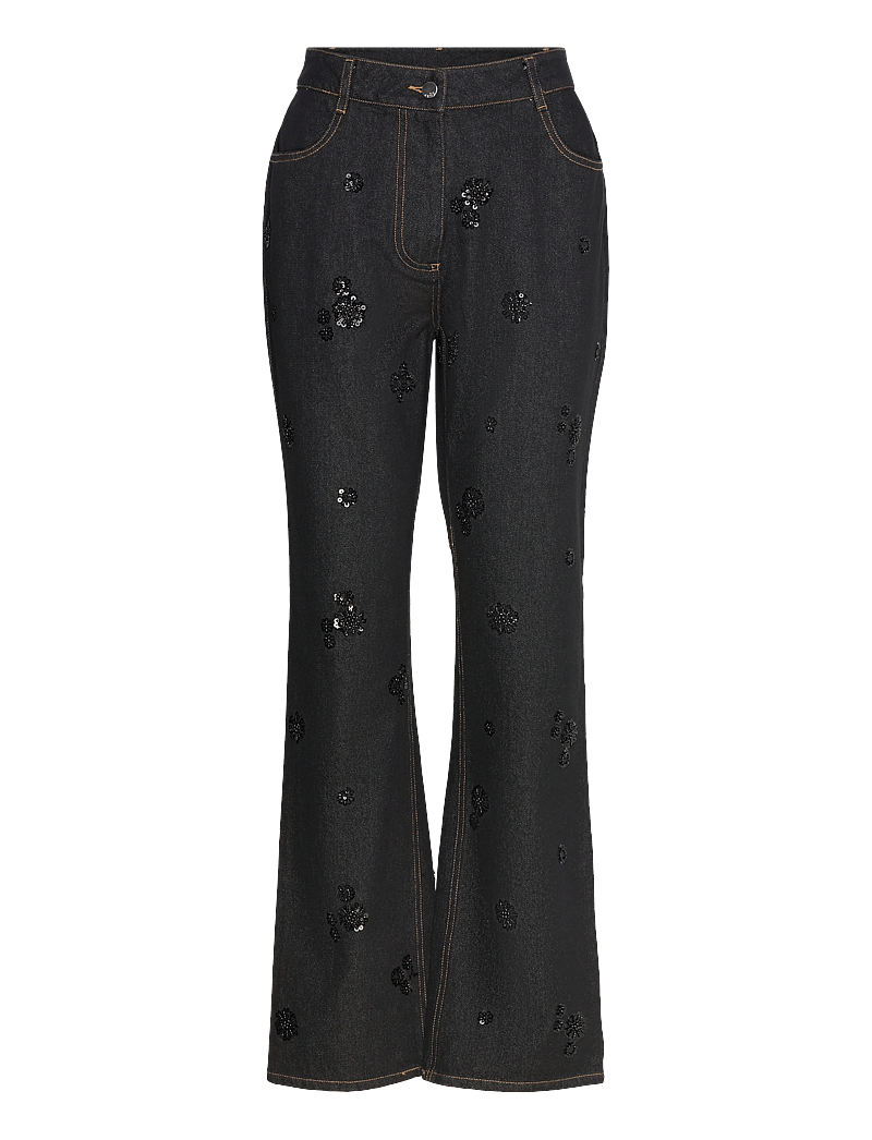 crās - Pearlycras Jeans - alt eriti laia säärega teksad - faded black - 1
