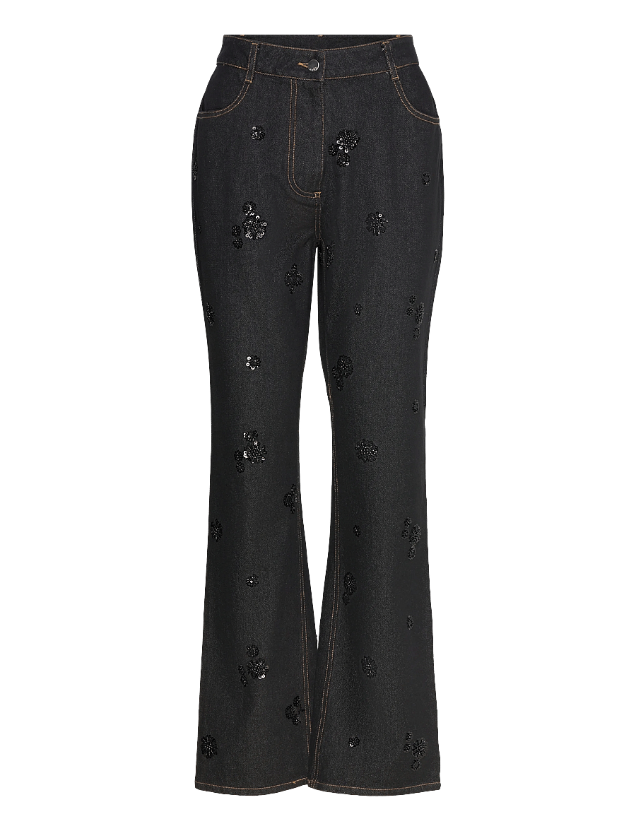 crās - Pearlycras Jeans - flared jeans - faded black - 1