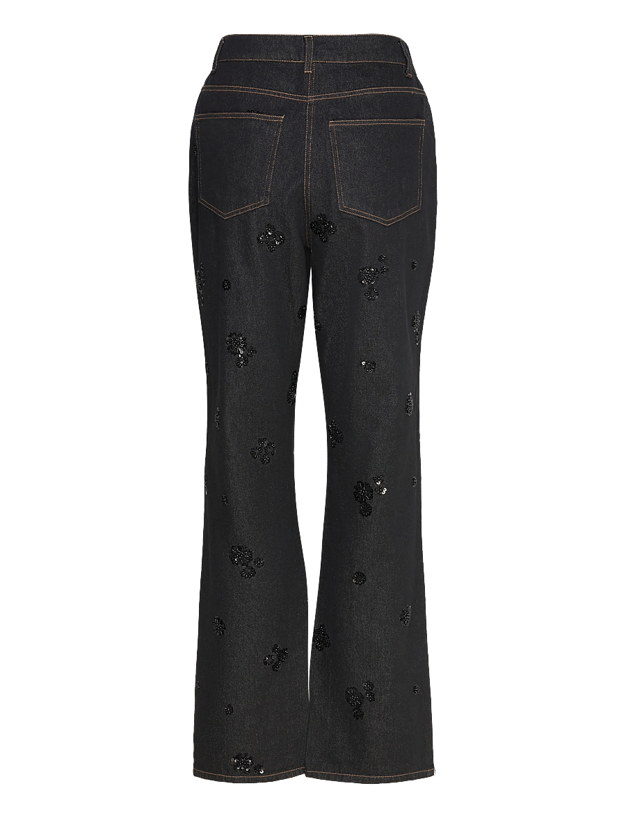 crās - Pearlycras Jeans - flared jeans - faded black - 2