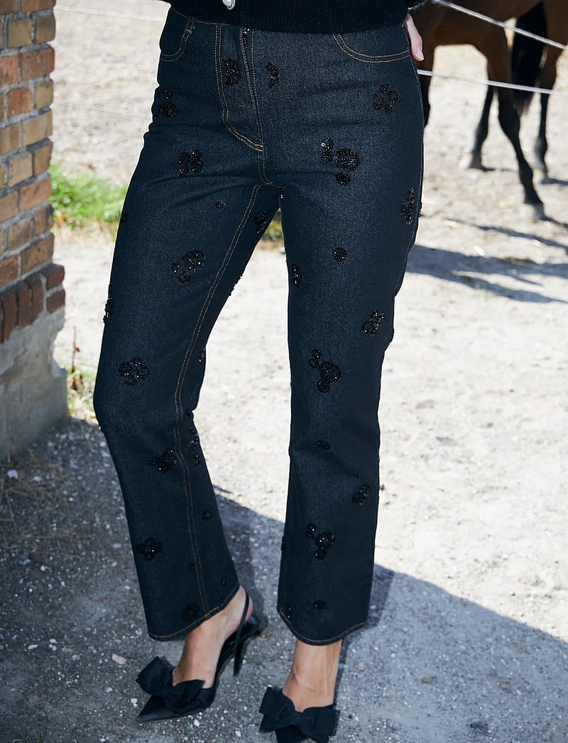 crās - Pearlycras Jeans - alt eriti laia säärega teksad - faded black - 4