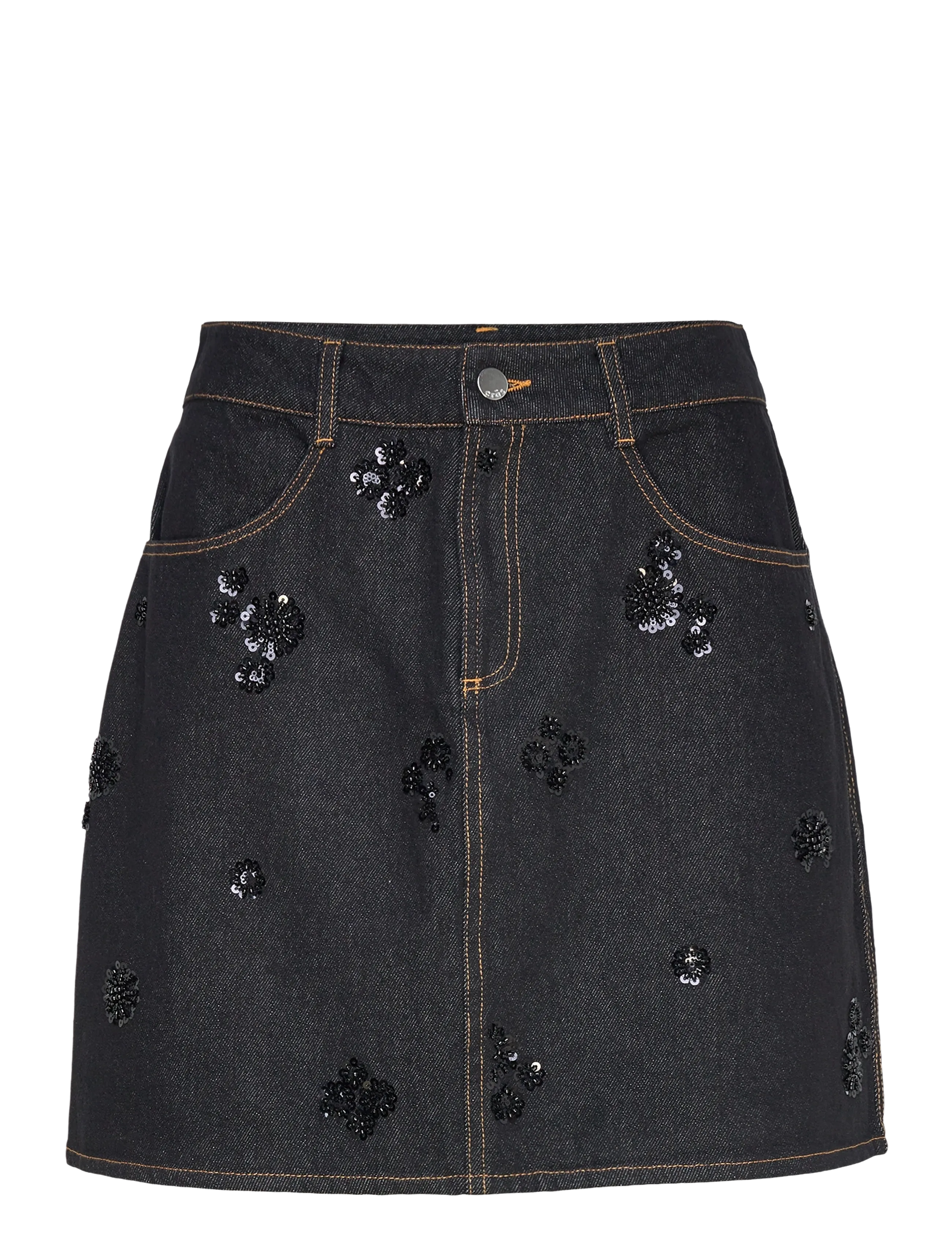 crās Pearlycras Skirt - Kleidung - 9007 FADED BLACK / black