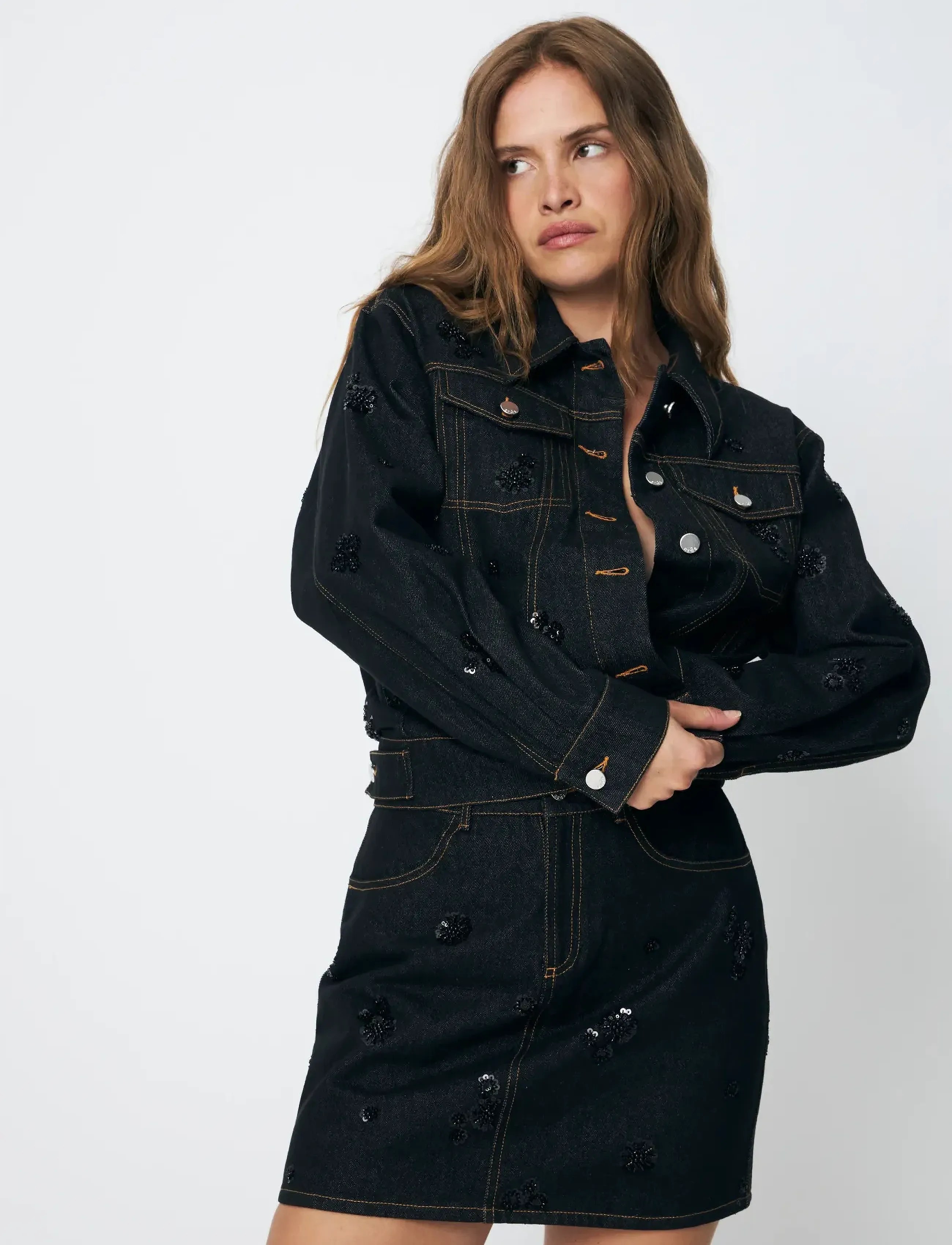 crās Pearlycras Skirt, 34, Röcke, Schwarz - Short Frauen