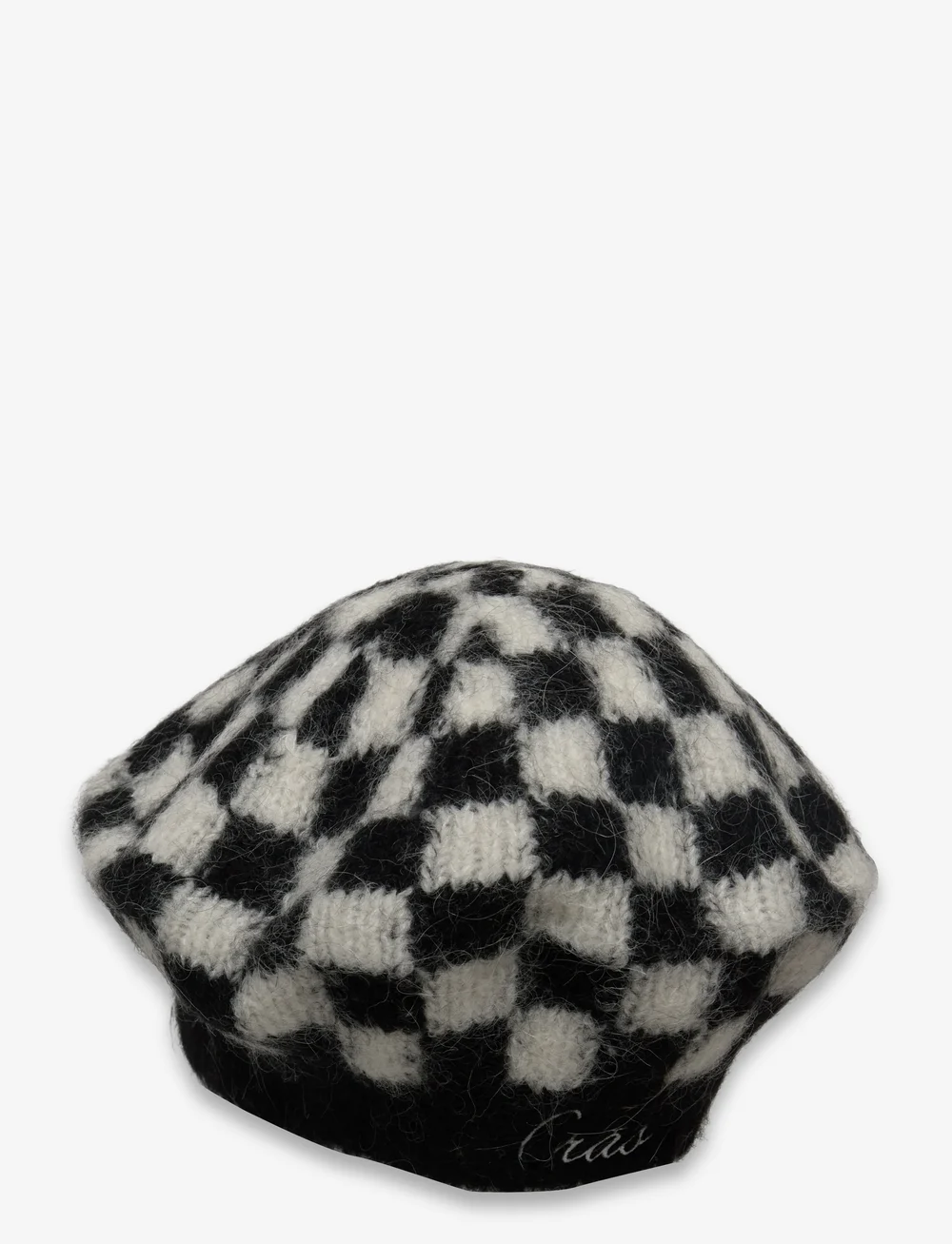 crās - Skylarcras Beret - adītas cepures - 8103 white black check - 1