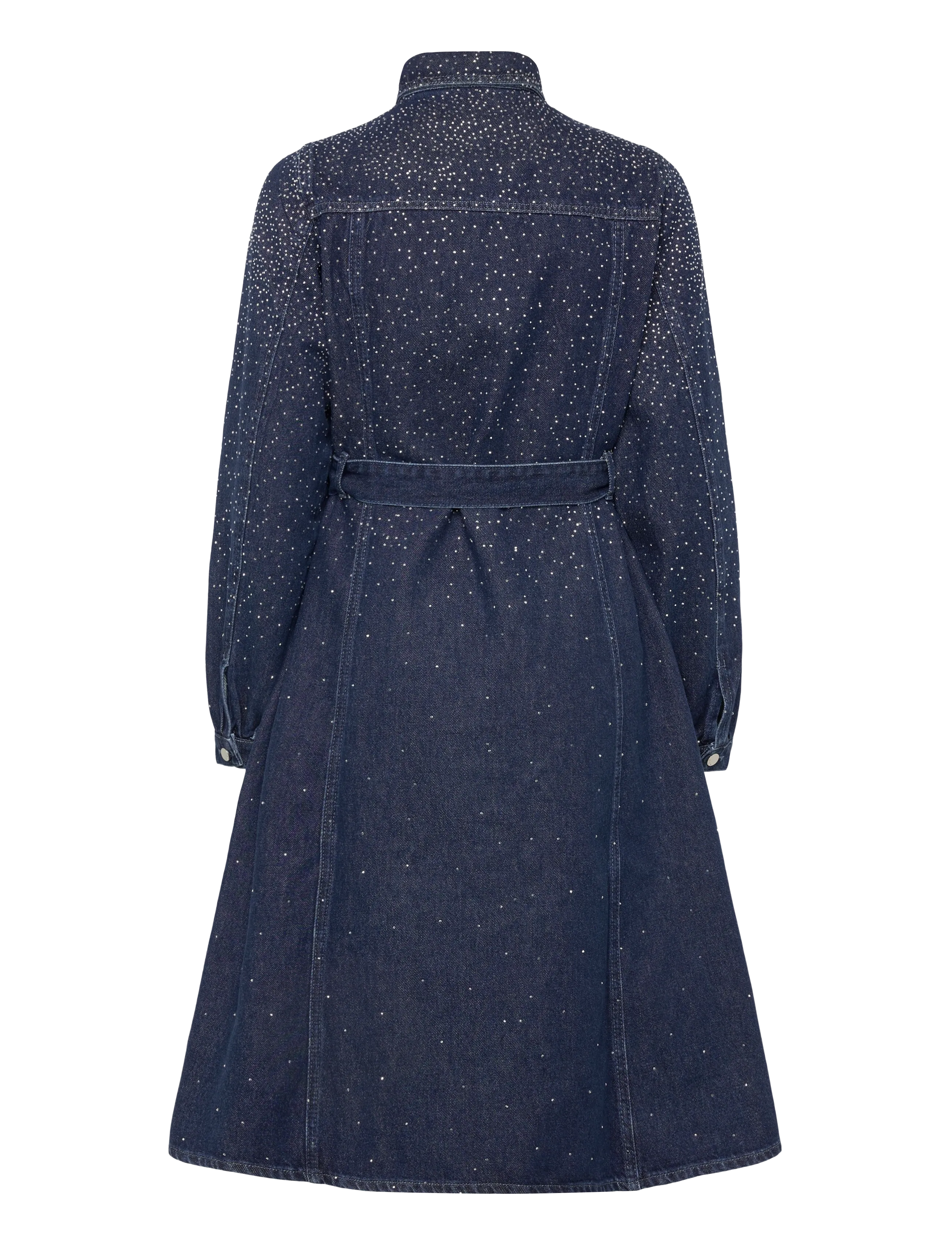crās - Celinecras Dress - jeanskleider - 7032 dark blue denim - 1