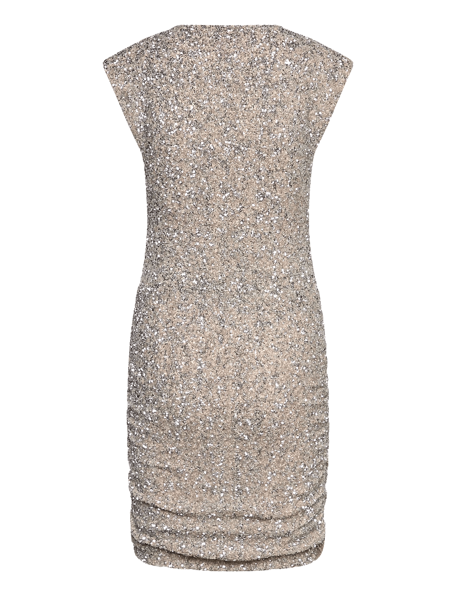 crās - Cleocras Dress - cocktail-kjoler - 9004 silver - 1