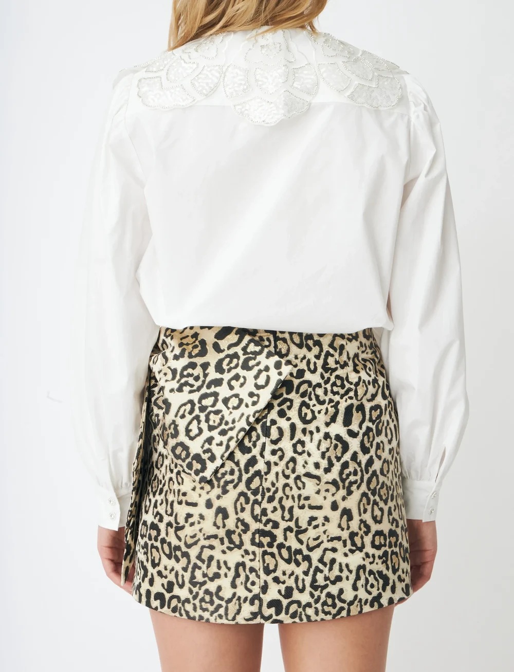 crās - Dinacras Skirt - trumpi sijonai - 8137 leo jaquard - 4