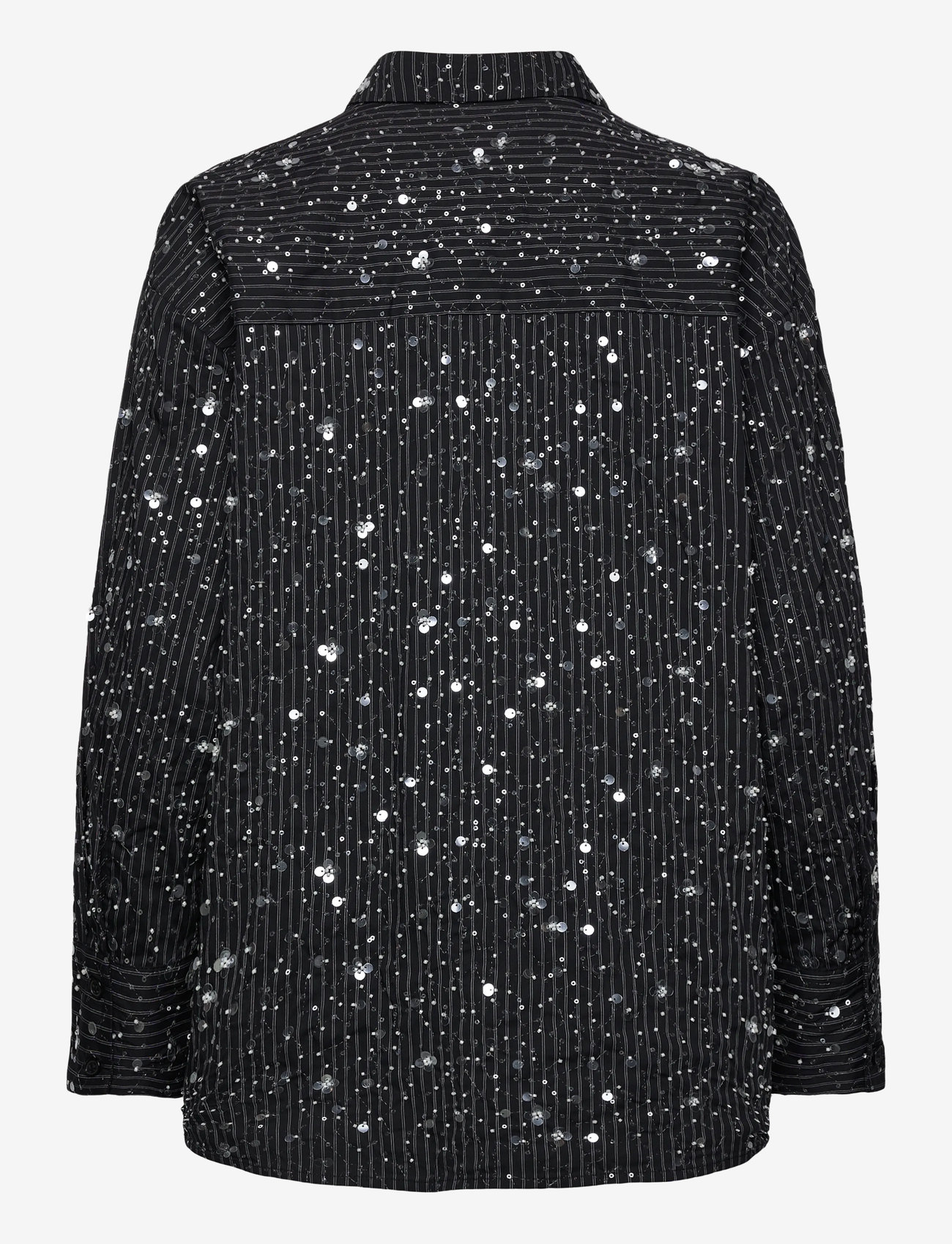 crās - Elliecras Shirt - langärmlige hemden - 9995 black pinstripe - 1