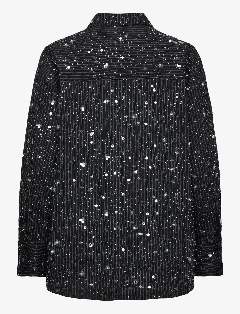 crās - Elliecras Shirt - långärmade skjortor - black pinstripe - 1