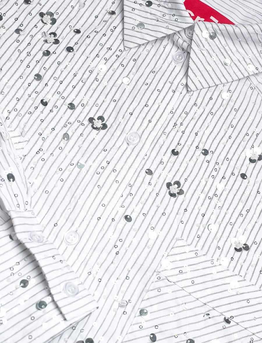 crās - Elliecras Shirt - långärmade skjortor - white - 5
