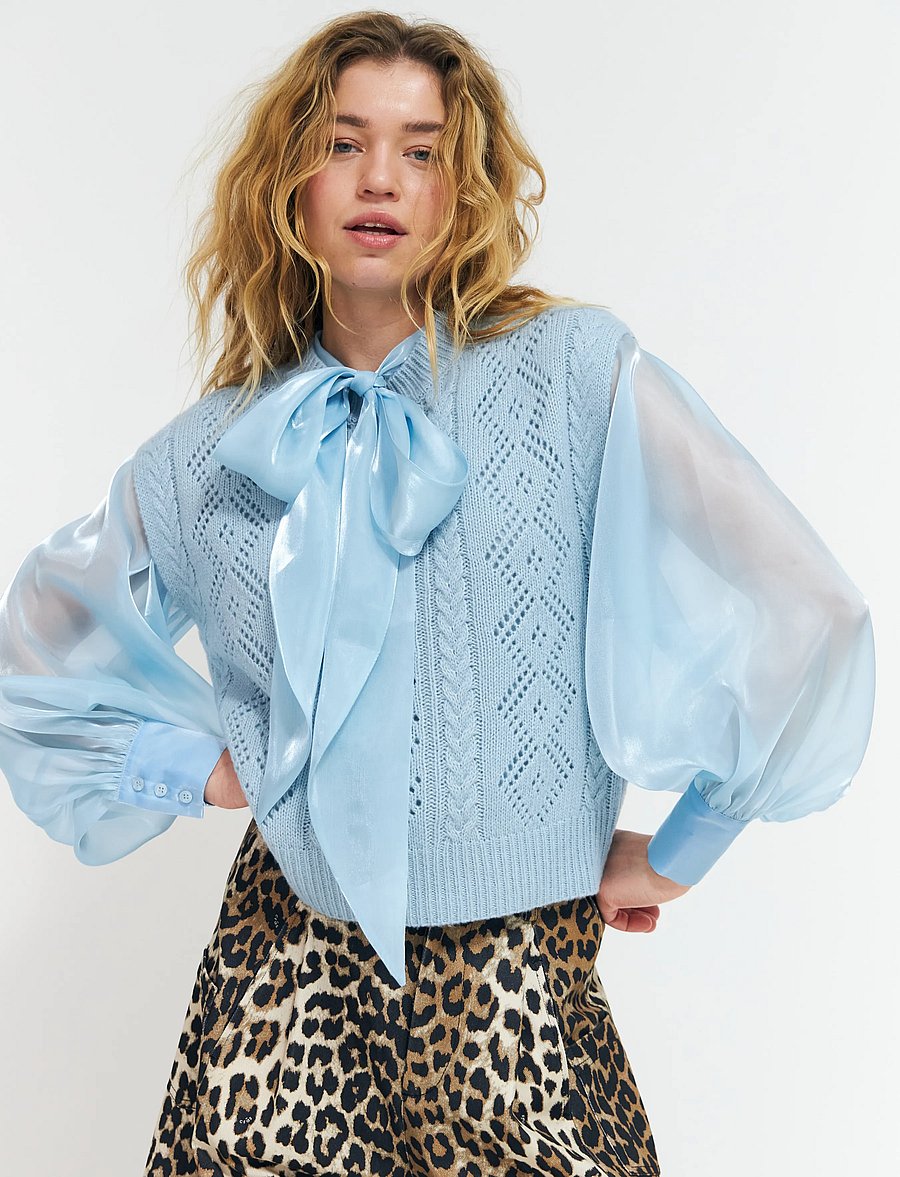 crās - Ethelcras Shirt - langärmlige hemden - baby blue - 0