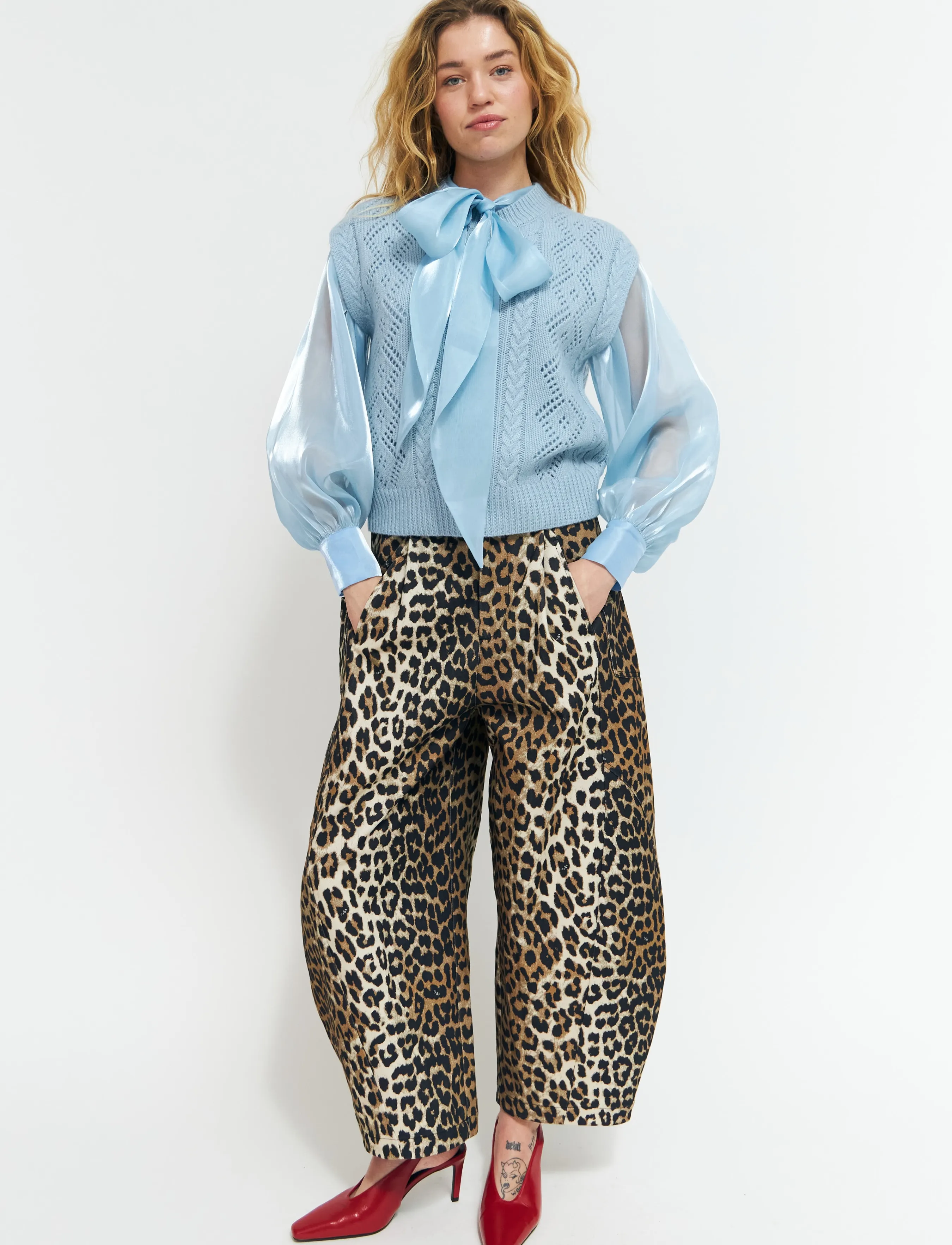crās - Ethelcras Shirt - langärmlige hemden - baby blue - 3