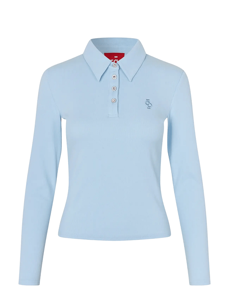 crās - Ivonecras Blouse - poloer - light blue - 1