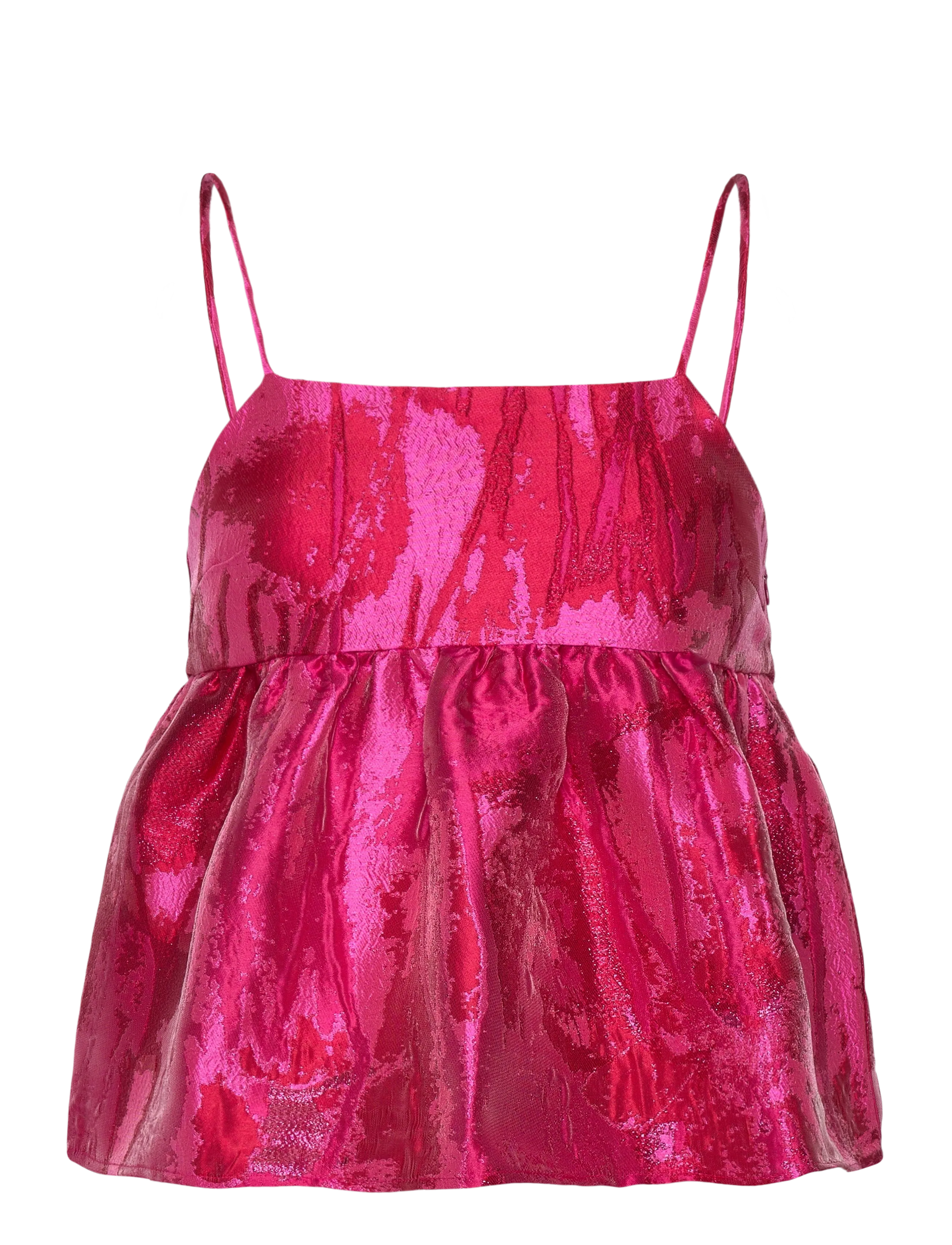 crās - Jacqlinecras Top - mouwloze tops - 4047 deep pink - 1