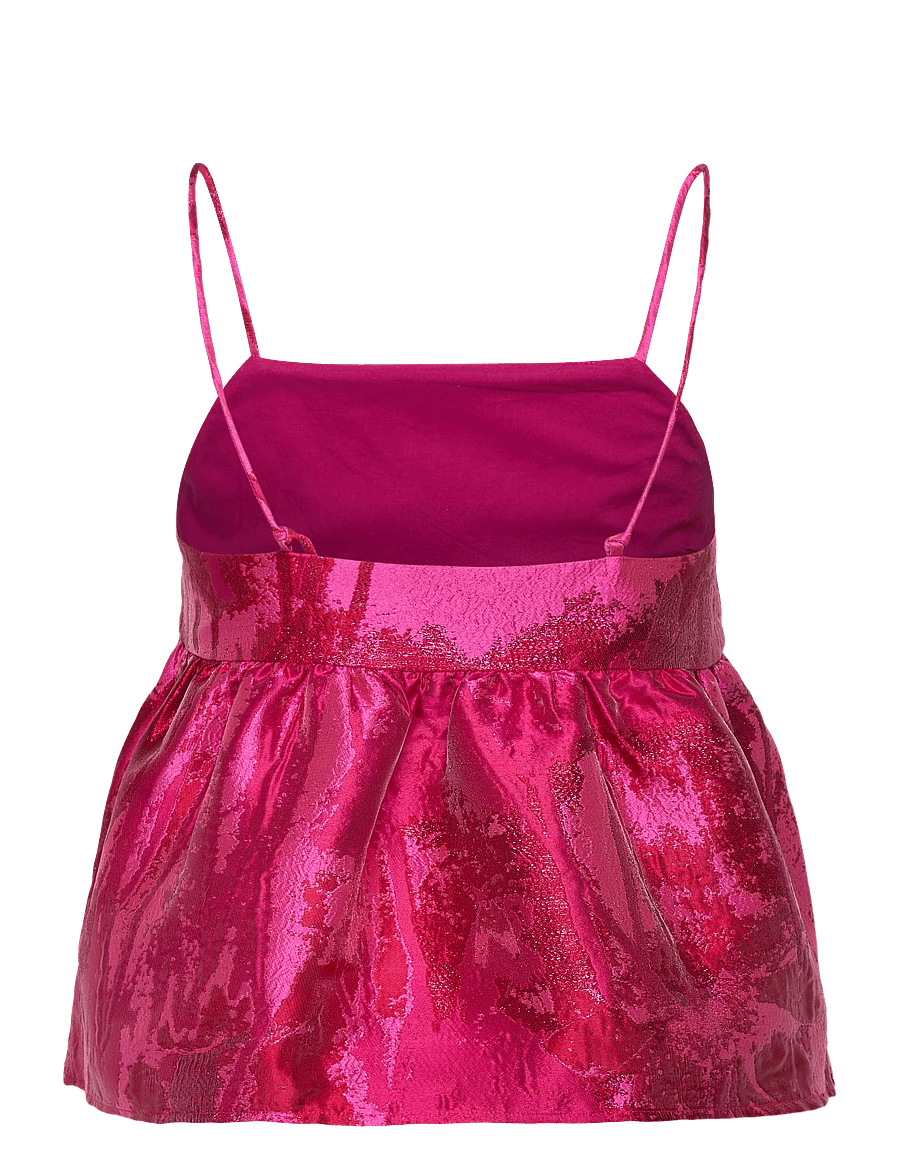 crās - Jacqlinecras Top - mouwloze tops - 4047 deep pink - 2