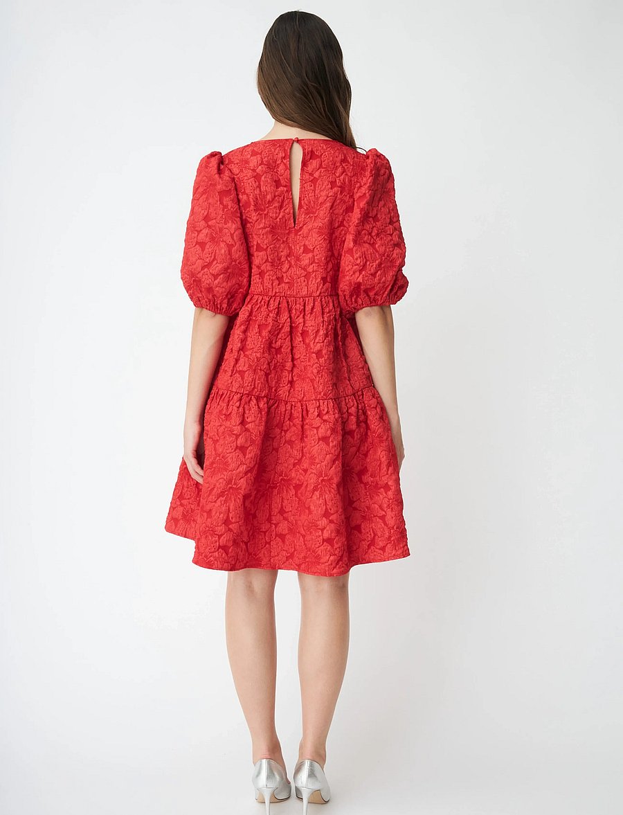 crās - Milliecras Dress - pidulikud kleidid - 4031 red - 3