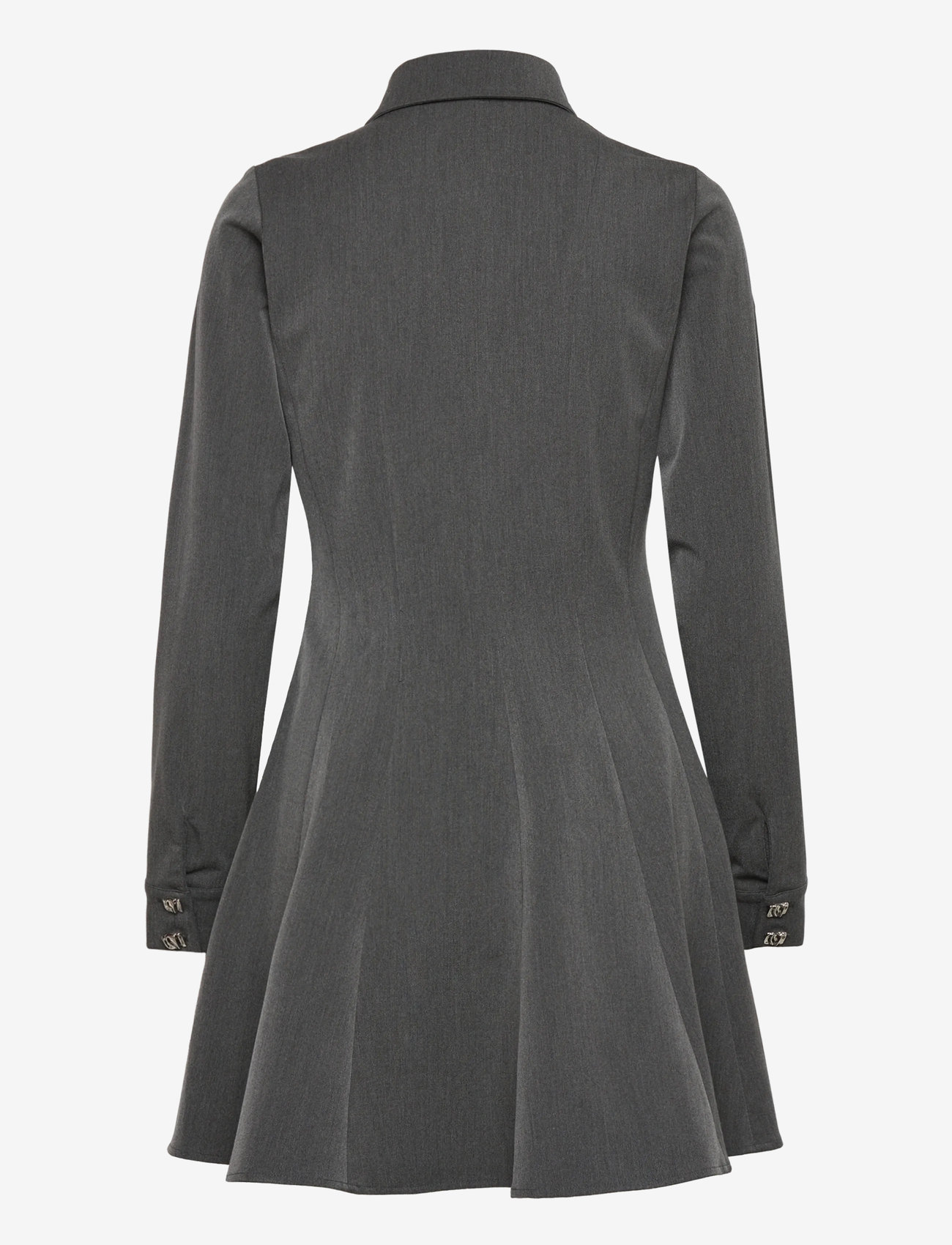 crās - Polocras Dress - skjortekjoler - grey melange - 1