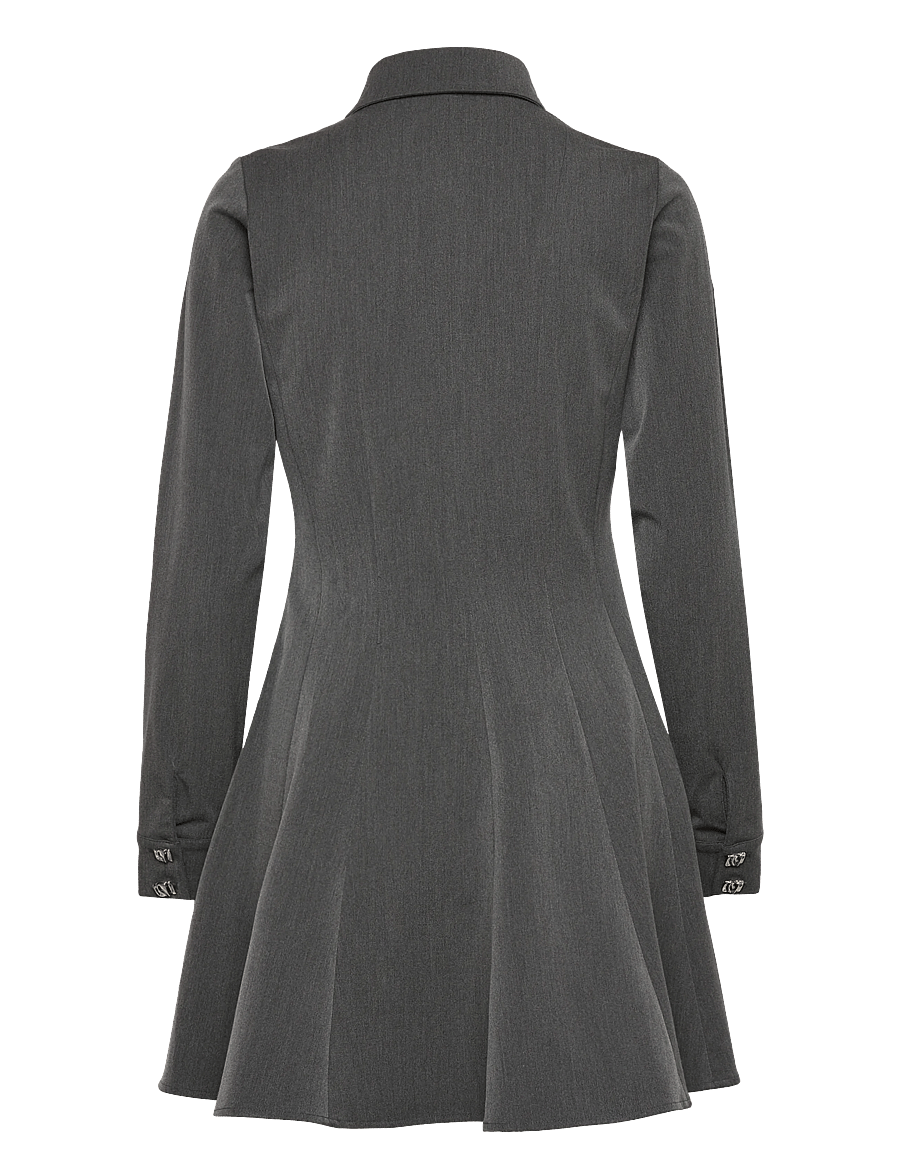crās - Polocras Dress - särkkleidid - grey melange - 1