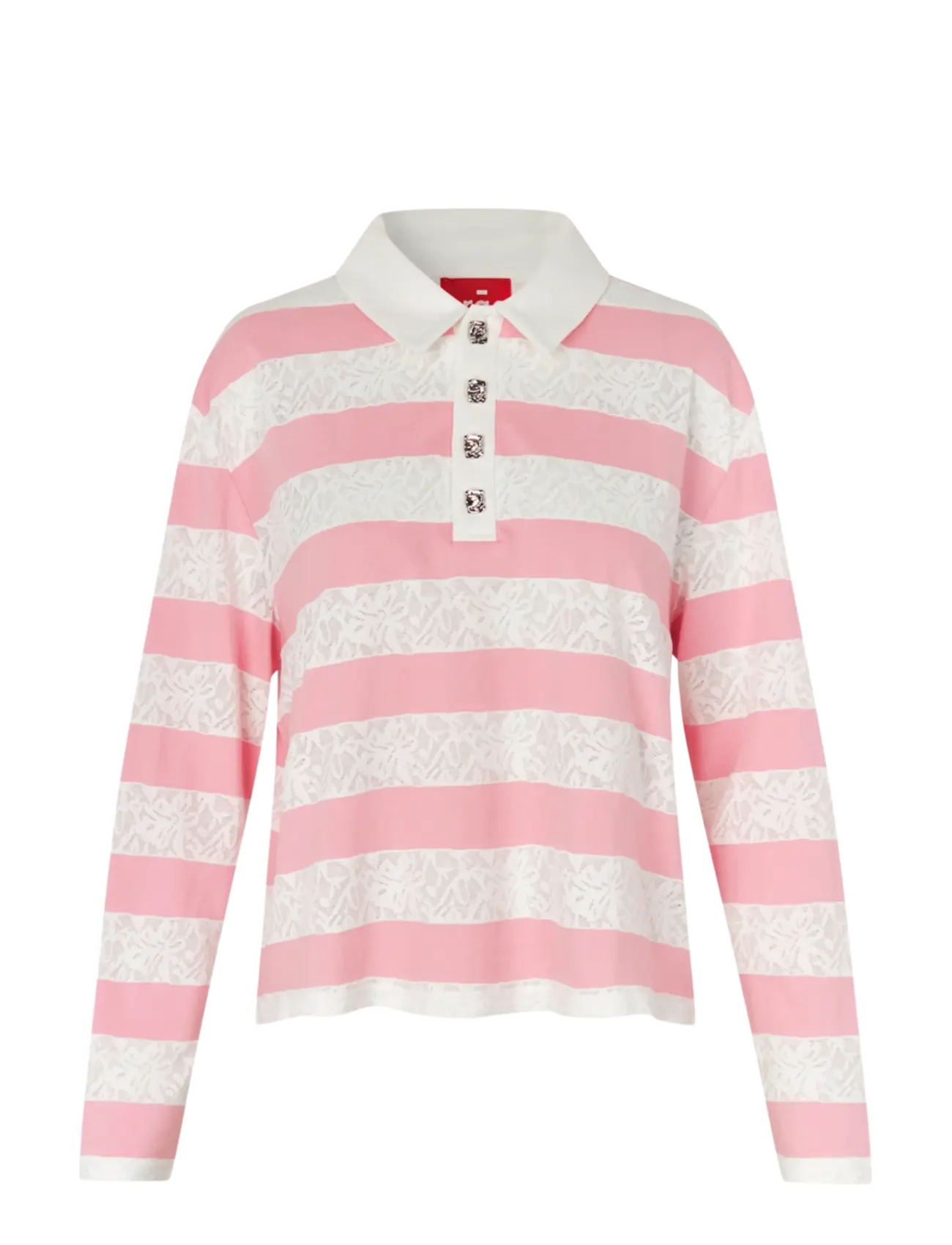 crās Beacras Blouse - Riided - ROSE CREME STRIPE / pink/rose