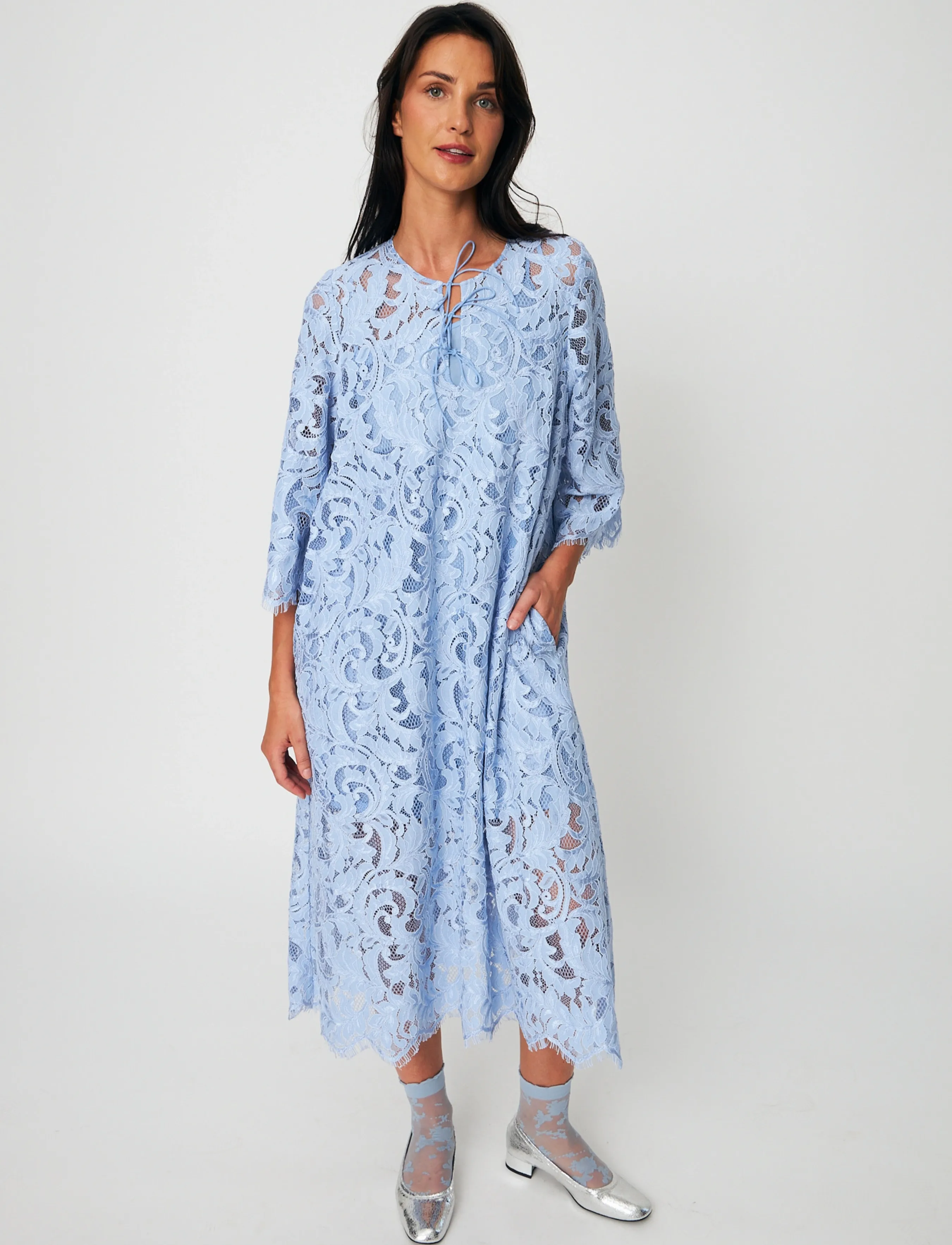 crās Beckiecras Dress - Neuheiten - DUSTY LIGHT BLUE / blue