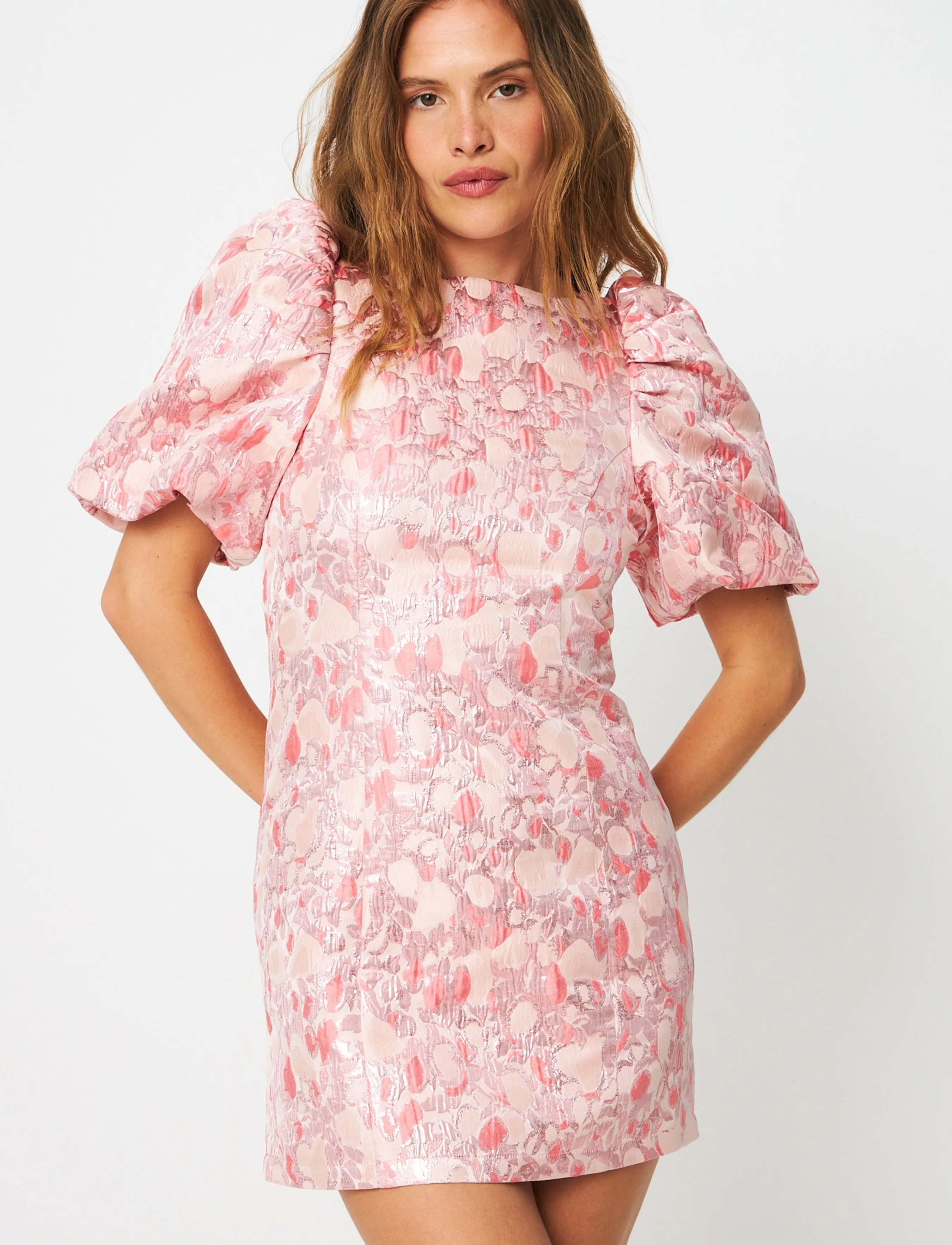 crās Chrissycras Dress - Riided - METALLIC PINK / pink/rose