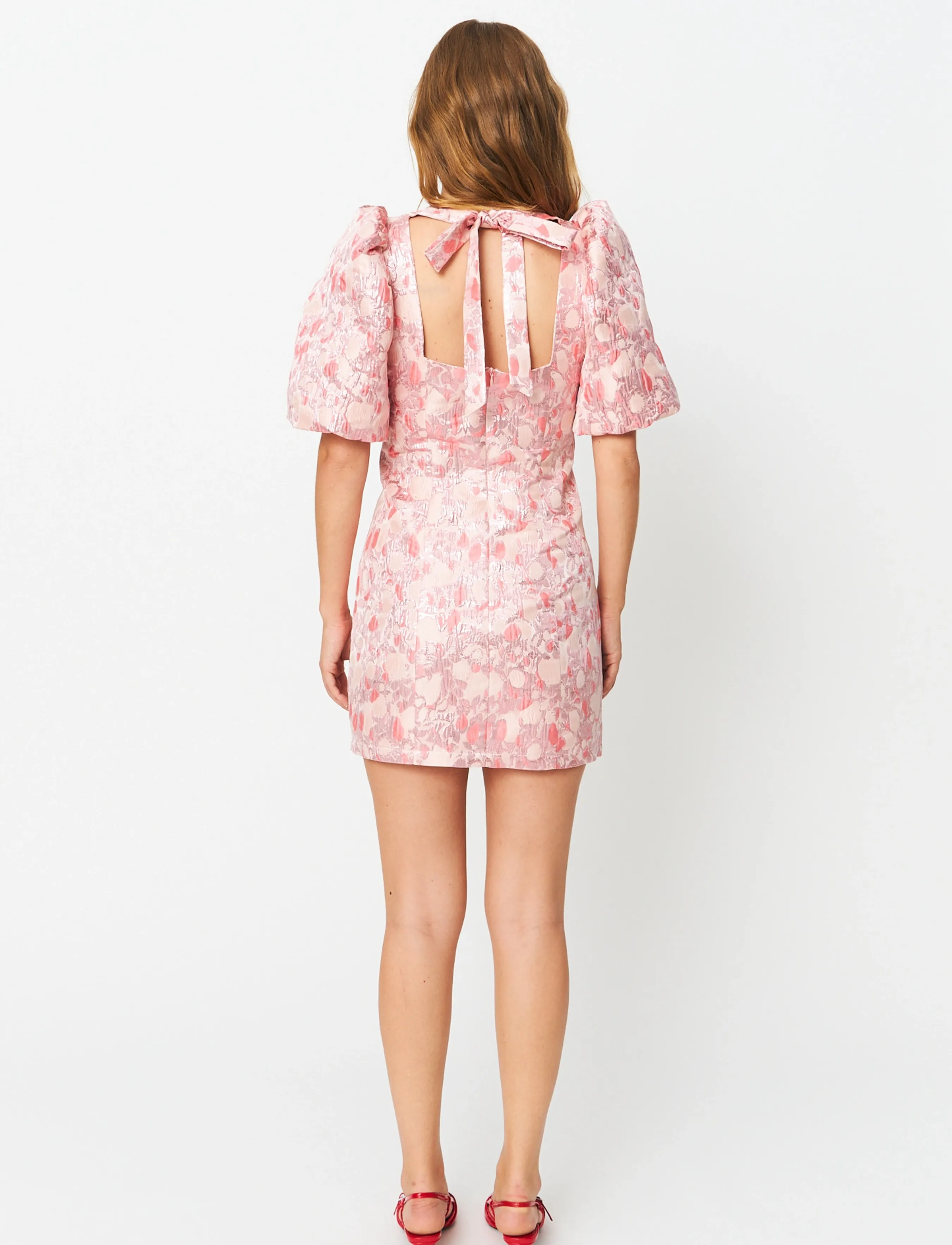 crās - Chrissycras Dress - festkjoler - metallic pink - 3