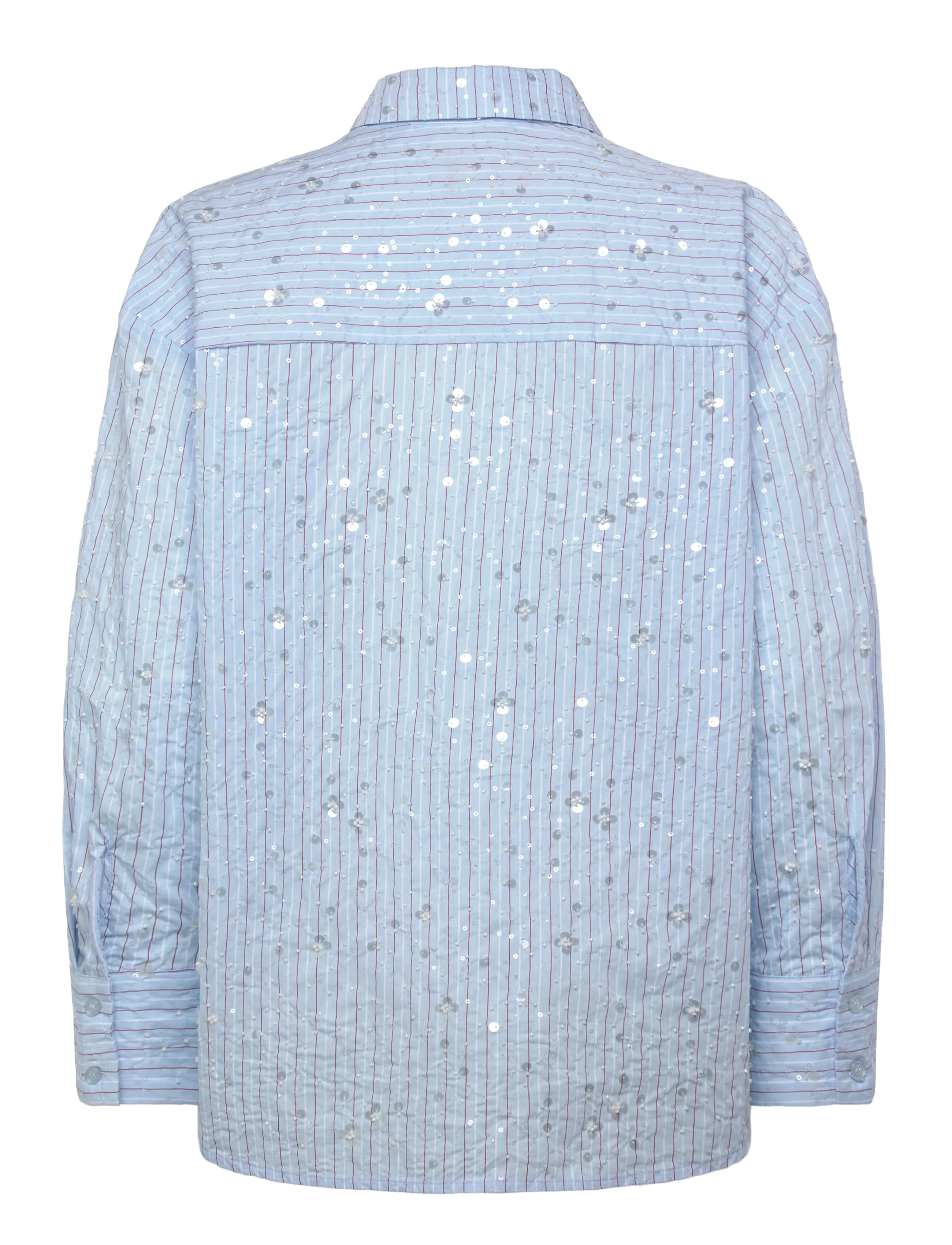 crās - Elliecras Shirt - krekli ar garām piedurknēm - blue multi stripe - 1