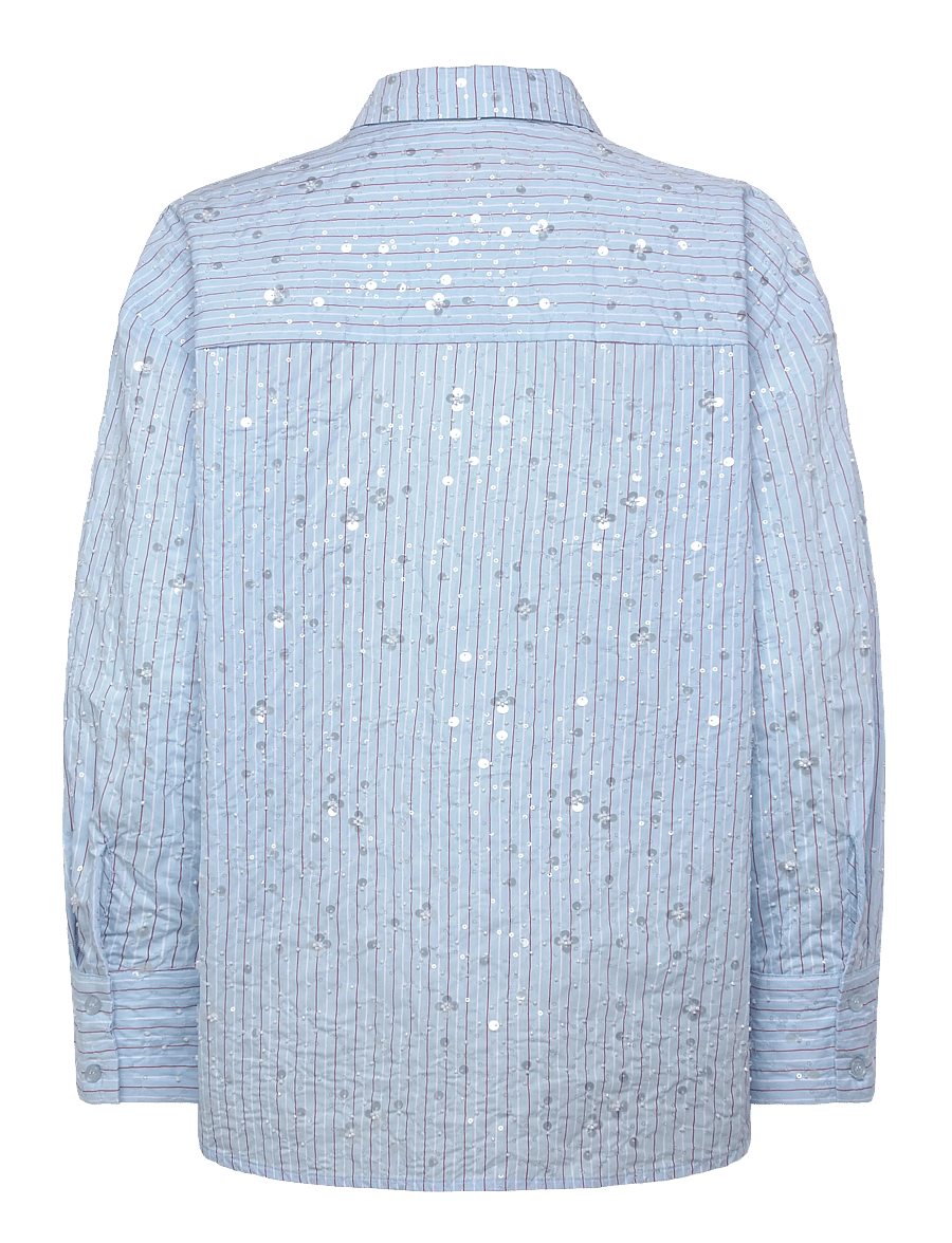 crās - Elliecras Shirt - langärmlige hemden - blue multi stripe - 1