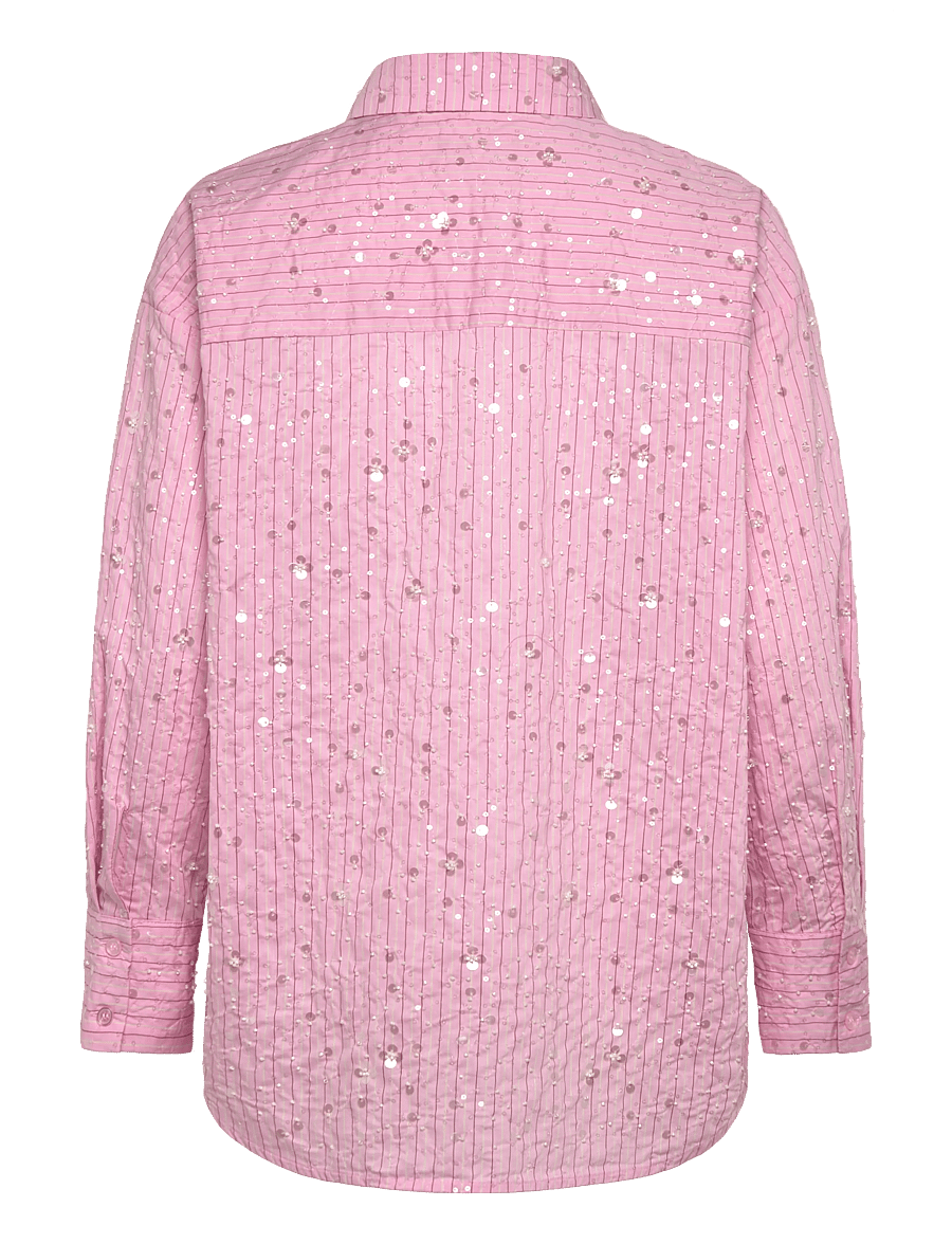 crās - Elliecras Shirt - langærmede skjorter - pink multi stripe - 2