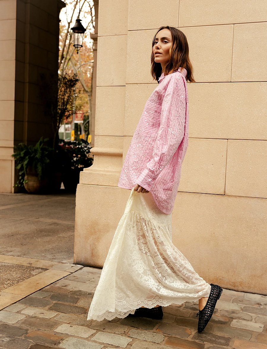 crās - Elliecras Shirt - langærmede skjorter - pink multi stripe - 4