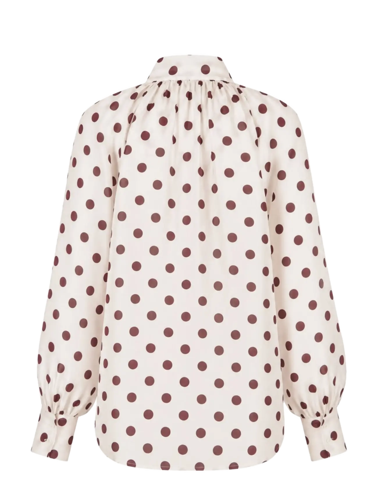 crās - Ethelcras Shirt - long sleeved blouses - grape dot - 2