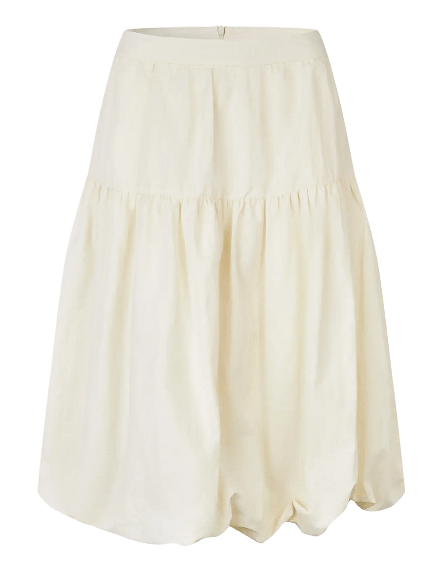 crās - Flycras Skirt - midi svārki - ivory - 1