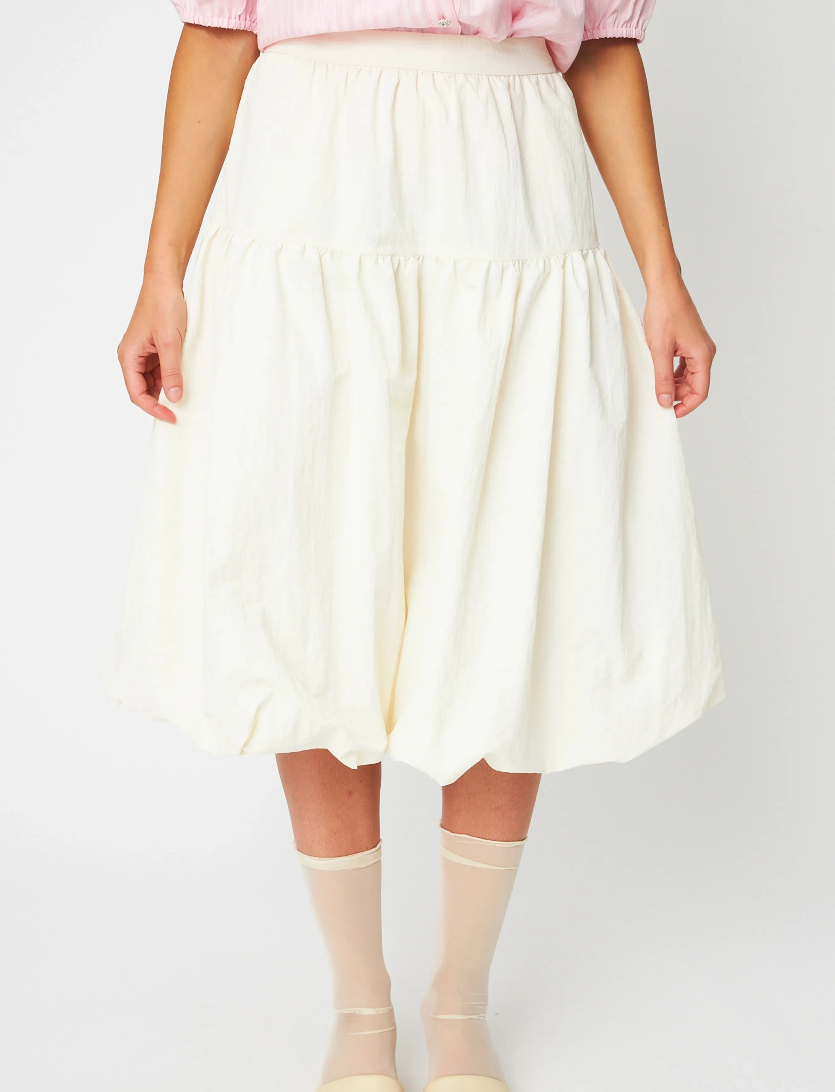 crās - Flycras Skirt - midi svārki - ivory - 3