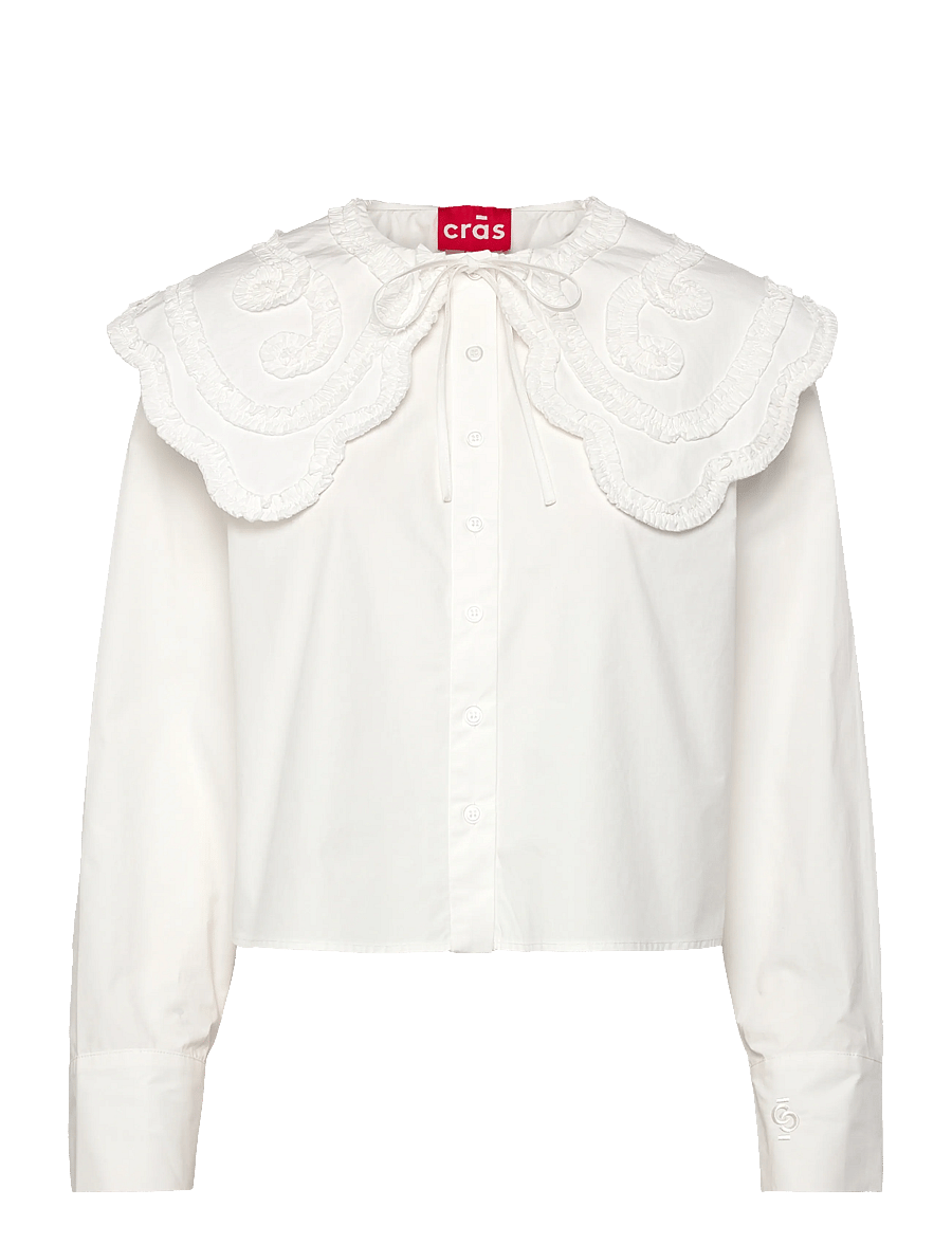 crās - Jaycras Shirt - blouses met lange mouwen - white - 0