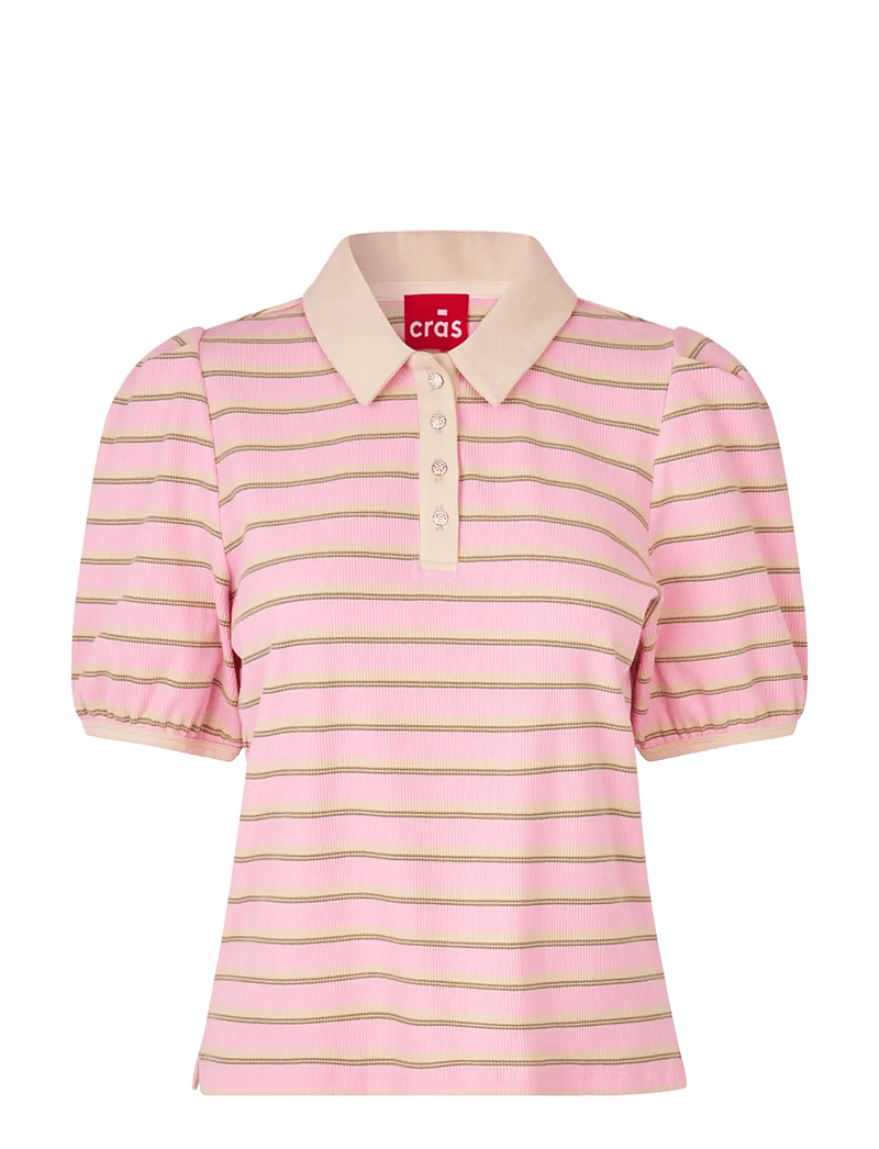 crās - Kleocras T-Shirt - t-särgid - pink stripe - 1