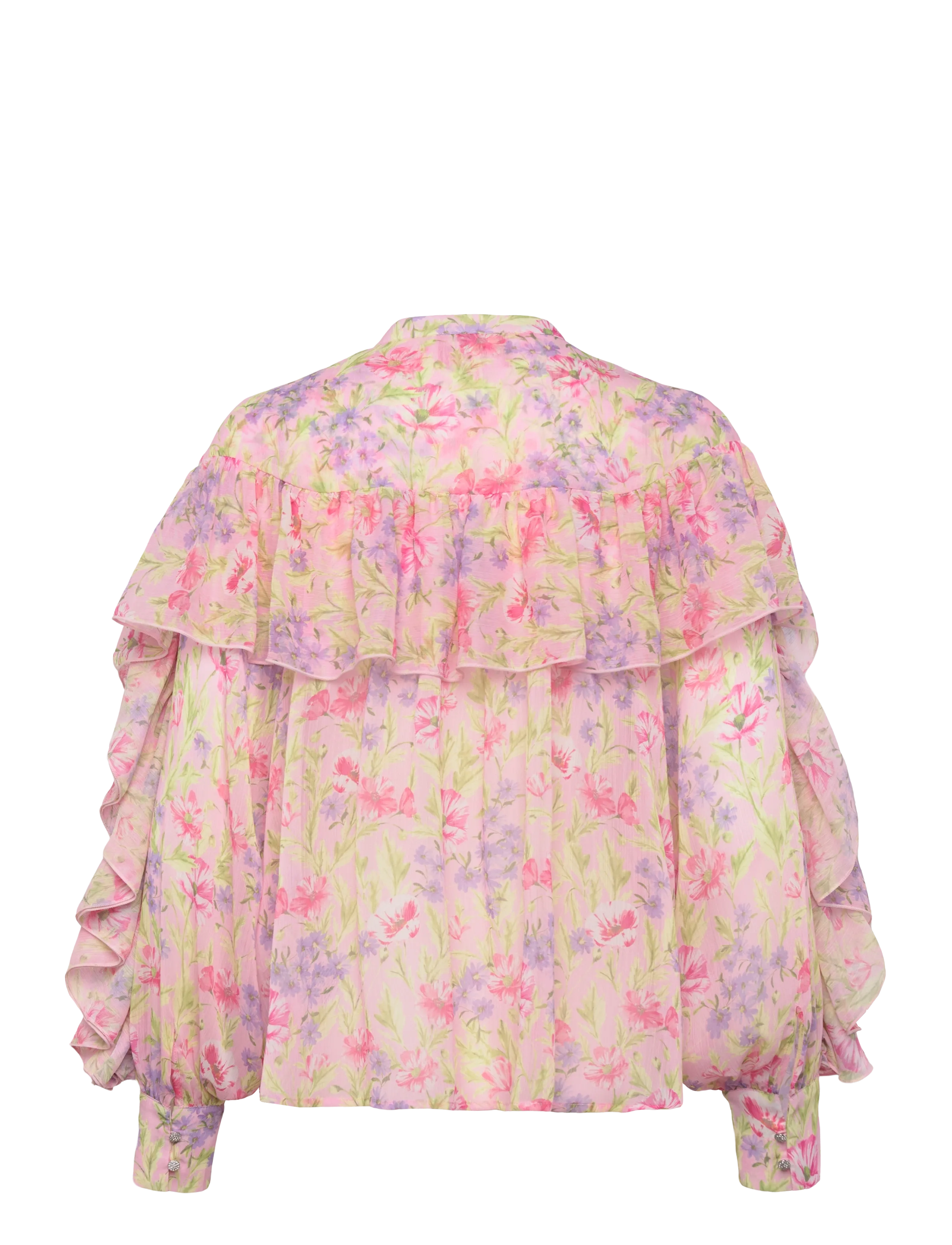 crās - Laralilcras Shirt - long sleeved blouses - 8147 blossom meadow - 2