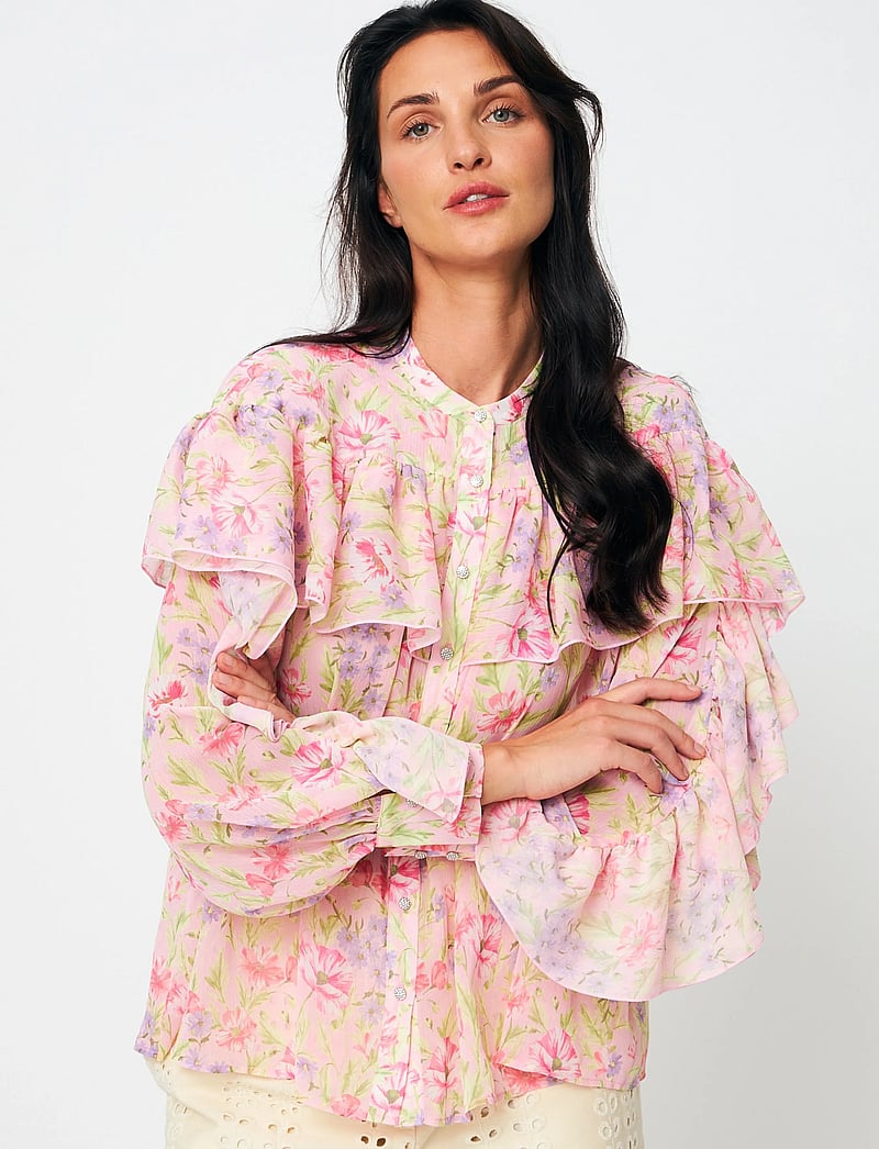 crās - Laralilcras Shirt - langärmlige blusen - 8147 blossom meadow - 4