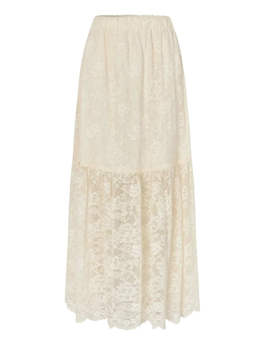 crās - Salimacras Skirt - maksiseelikud - ivory - 1