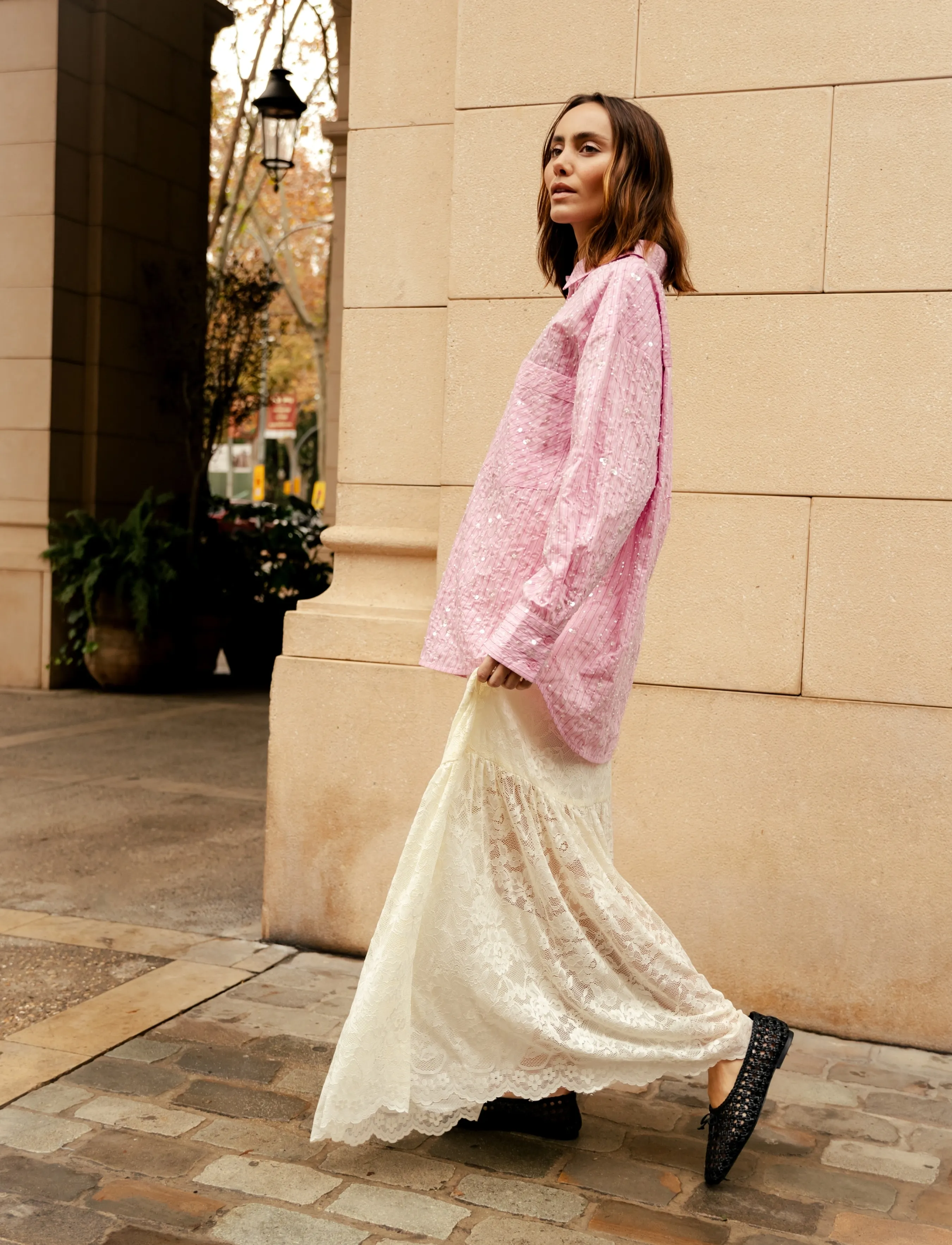 crās - Salimacras Skirt - maxi skirts - ivory - 2