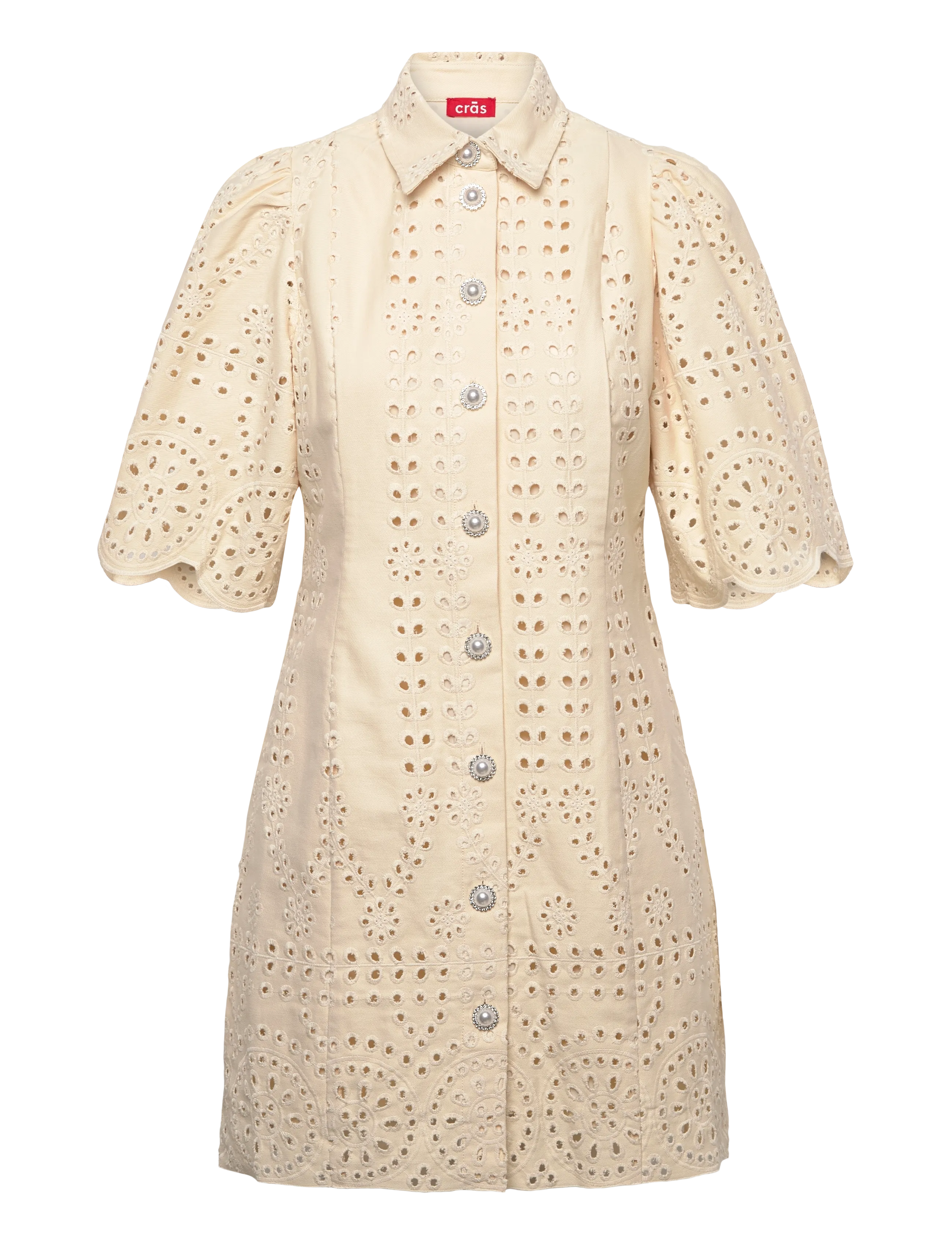 CRĀS Spiritcras Kleid Beige - 36 - Damen