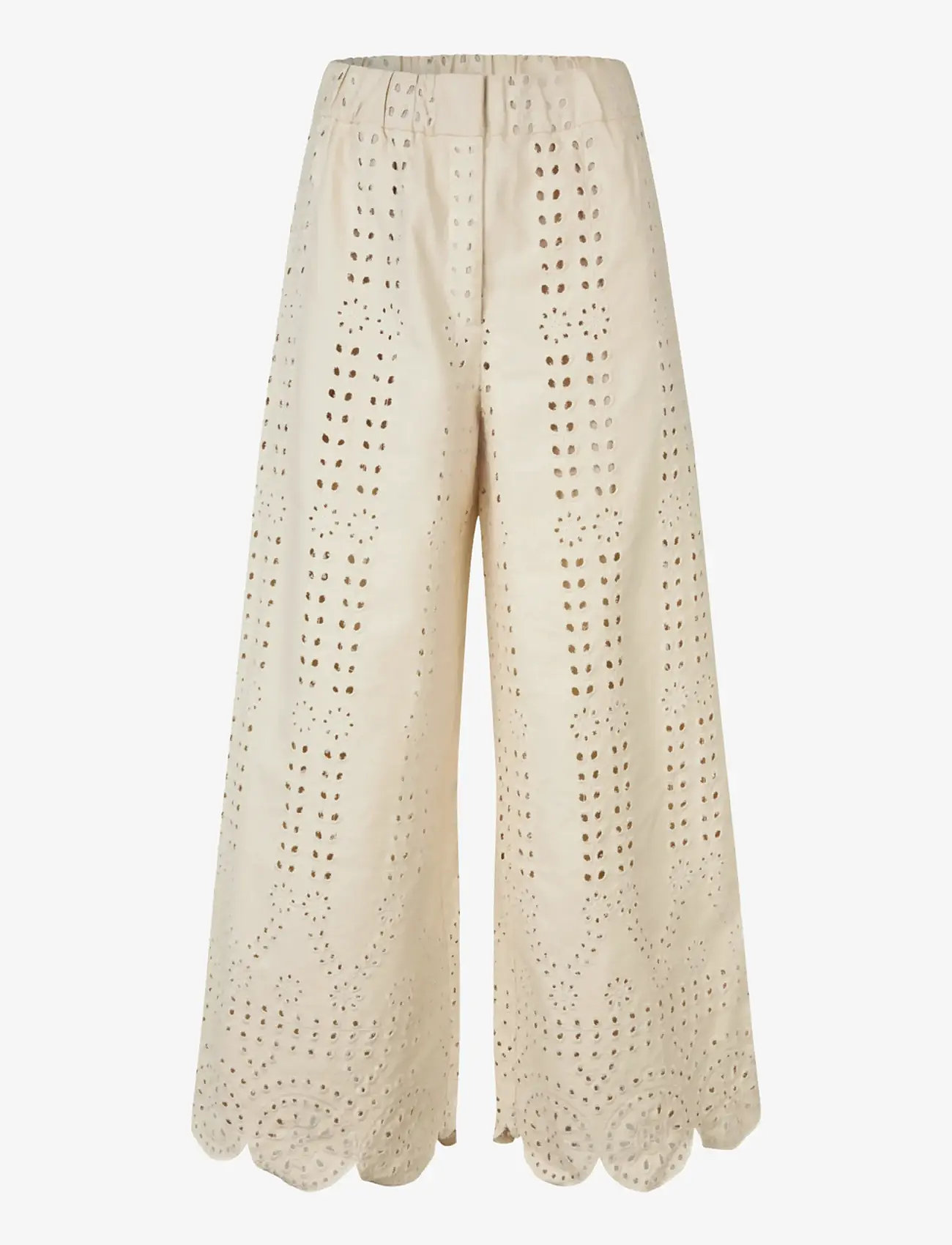 crās - Spiritcras Pants - laia säärega püksid - off white - 1